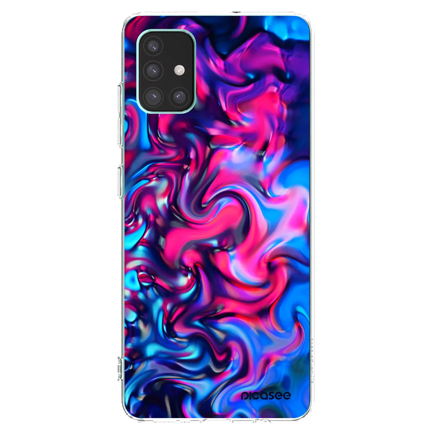 Picasee husă transparentă din silicon pentru Samsung Galaxy M51 M515F - Redlight
