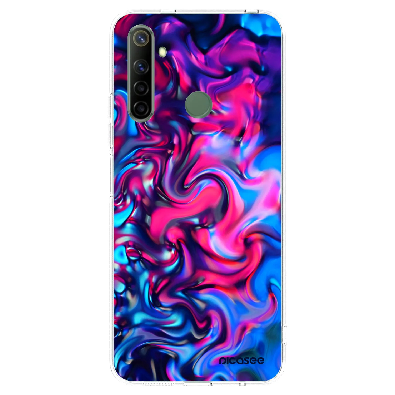 Picasee husă transparentă din silicon pentru Realme 6i - Redlight