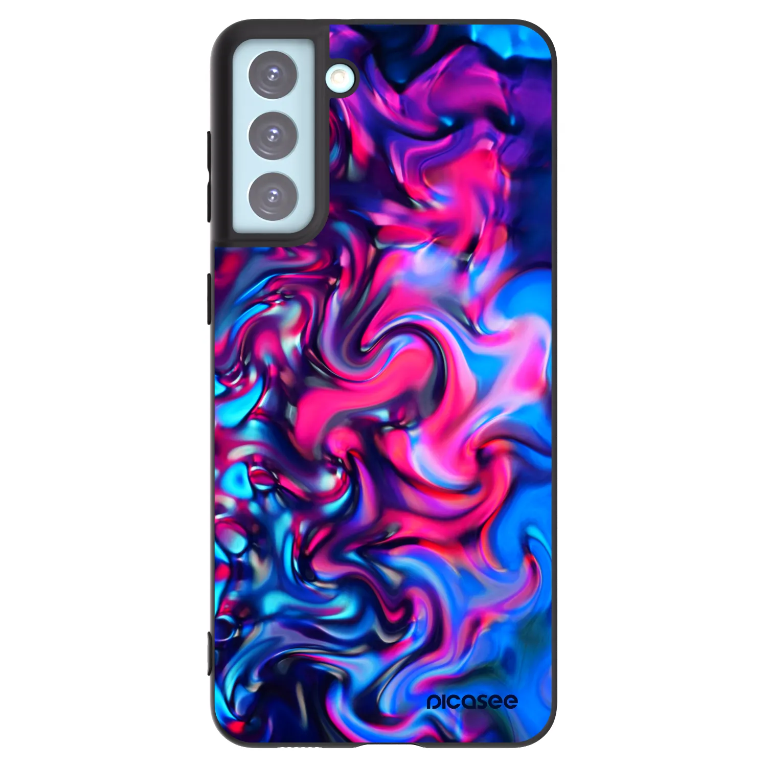 Picasee husă neagră din silicon pentru Samsung Galaxy S21+ 5G G996F - Redlight