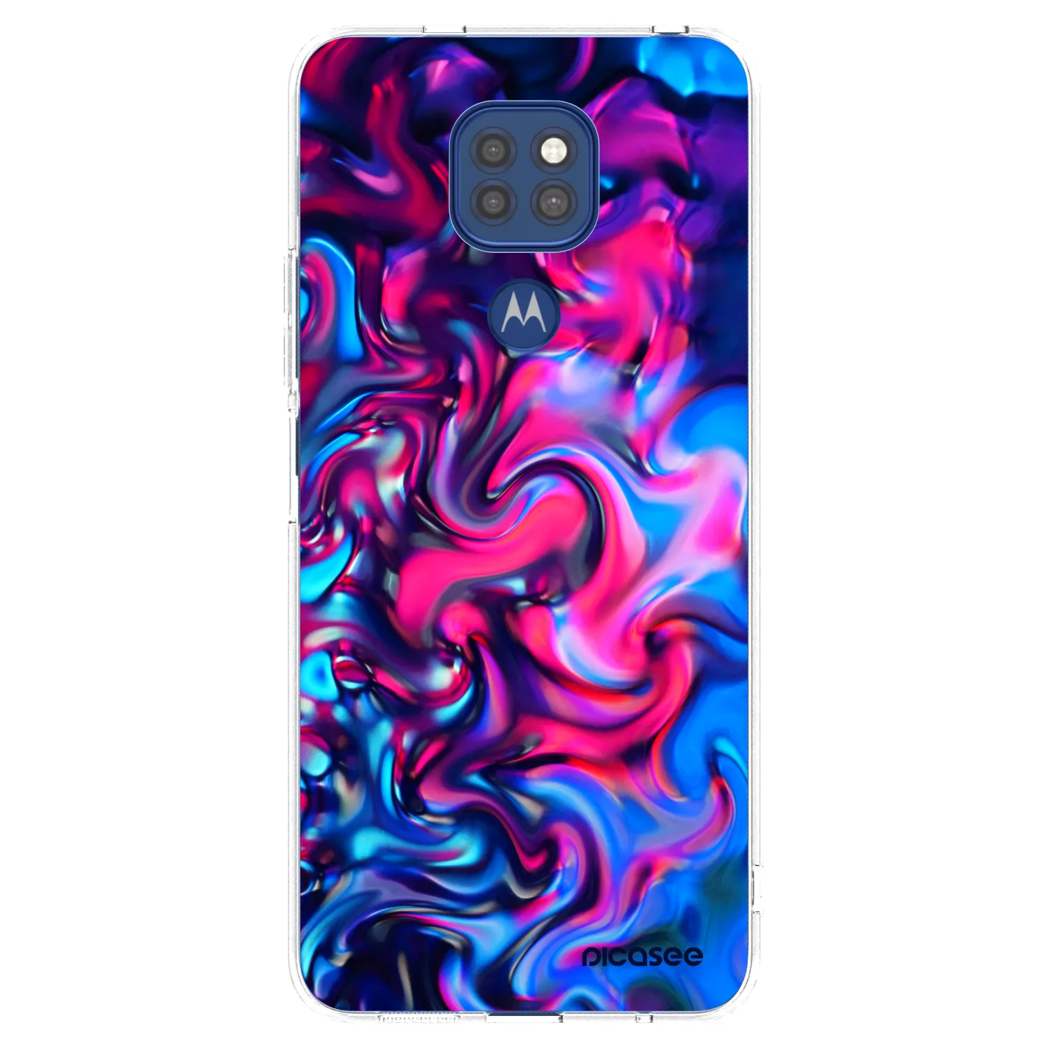 Picasee husă transparentă din silicon pentru Motorola Moto G9 Play - Redlight