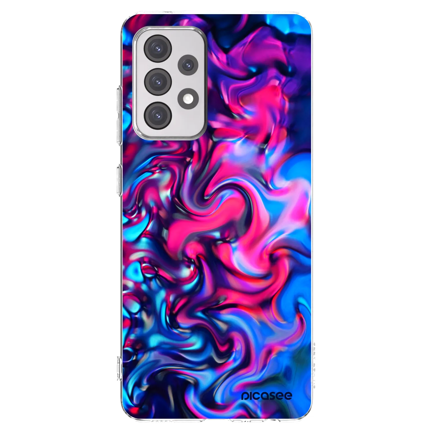 Picasee husă transparentă din silicon pentru Samsung Galaxy A52 5G A525F - Redlight