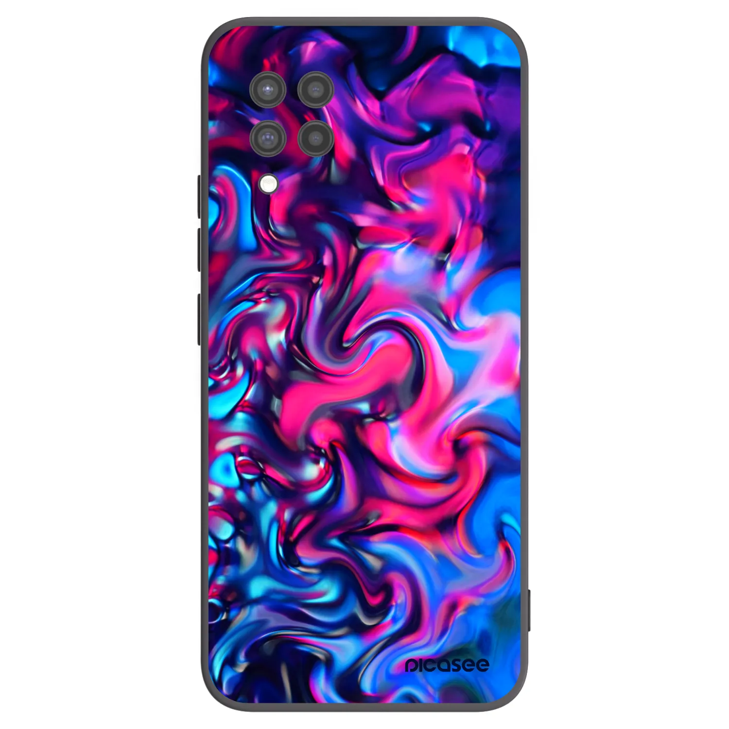 Picasee husă neagră din silicon pentru Samsung Galaxy A42 A426B - Redlight