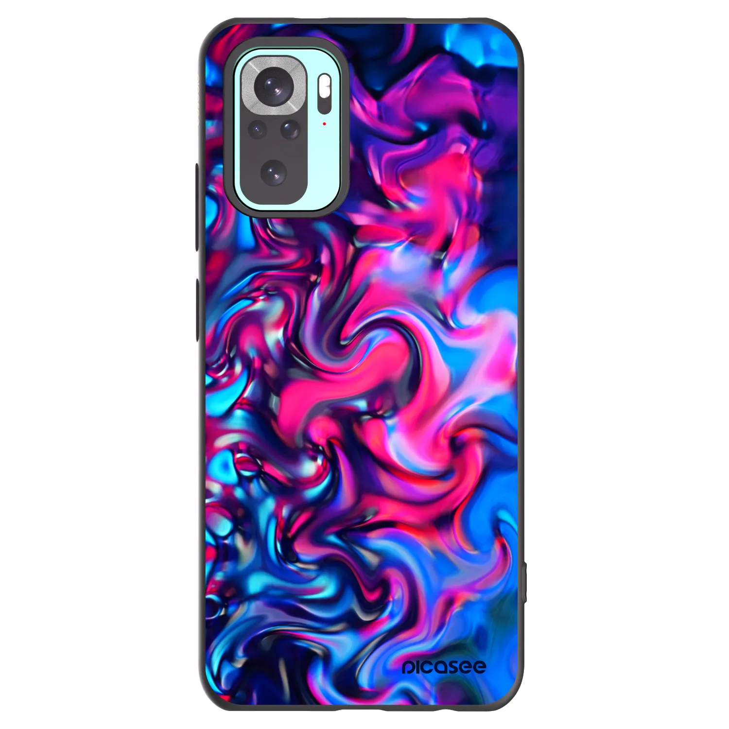 Picasee husă neagră din silicon pentru Xiaomi Redmi Note 10 Pro - Redlight