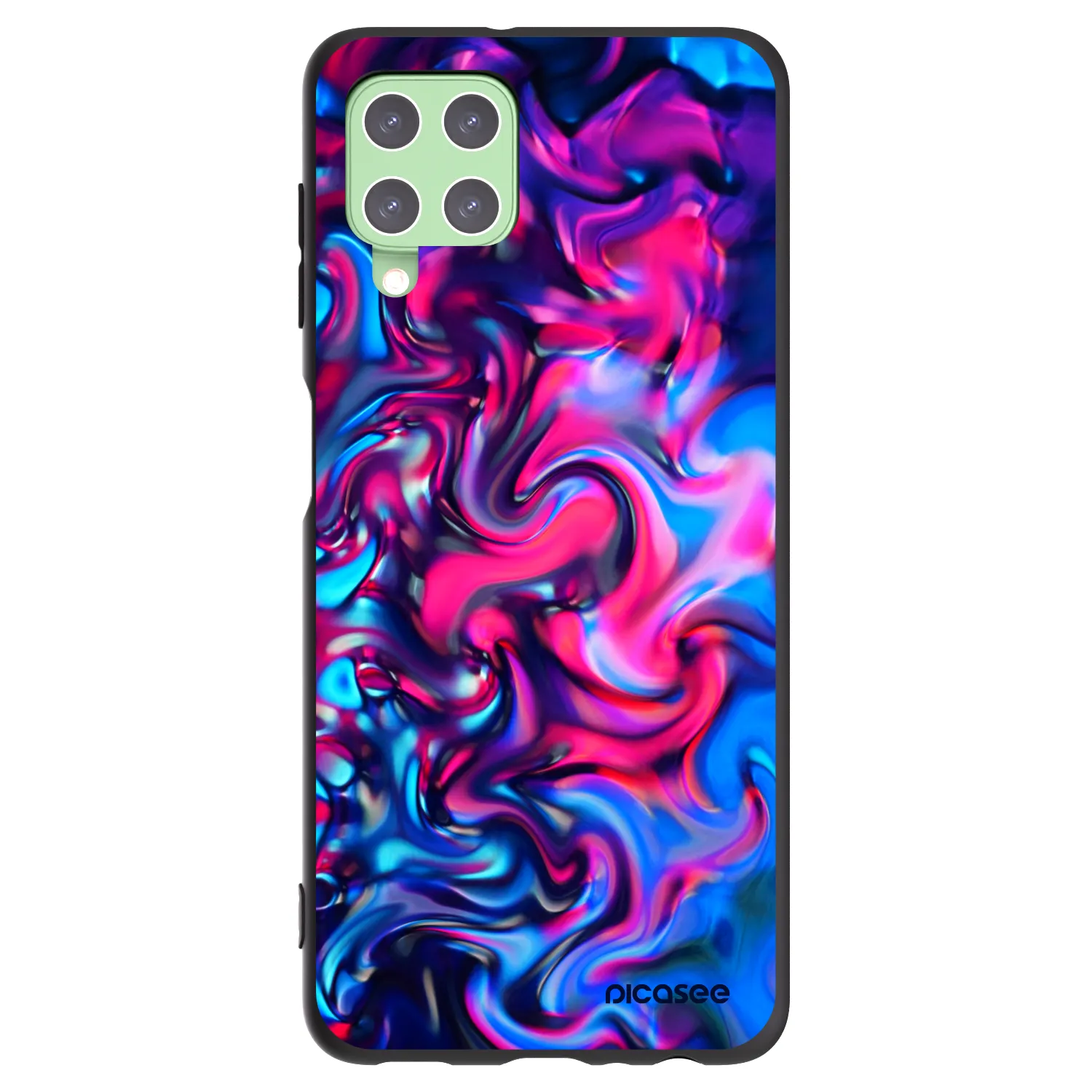 Picasee husă neagră din silicon pentru Samsung Galaxy A22 A225F 4G - Redlight