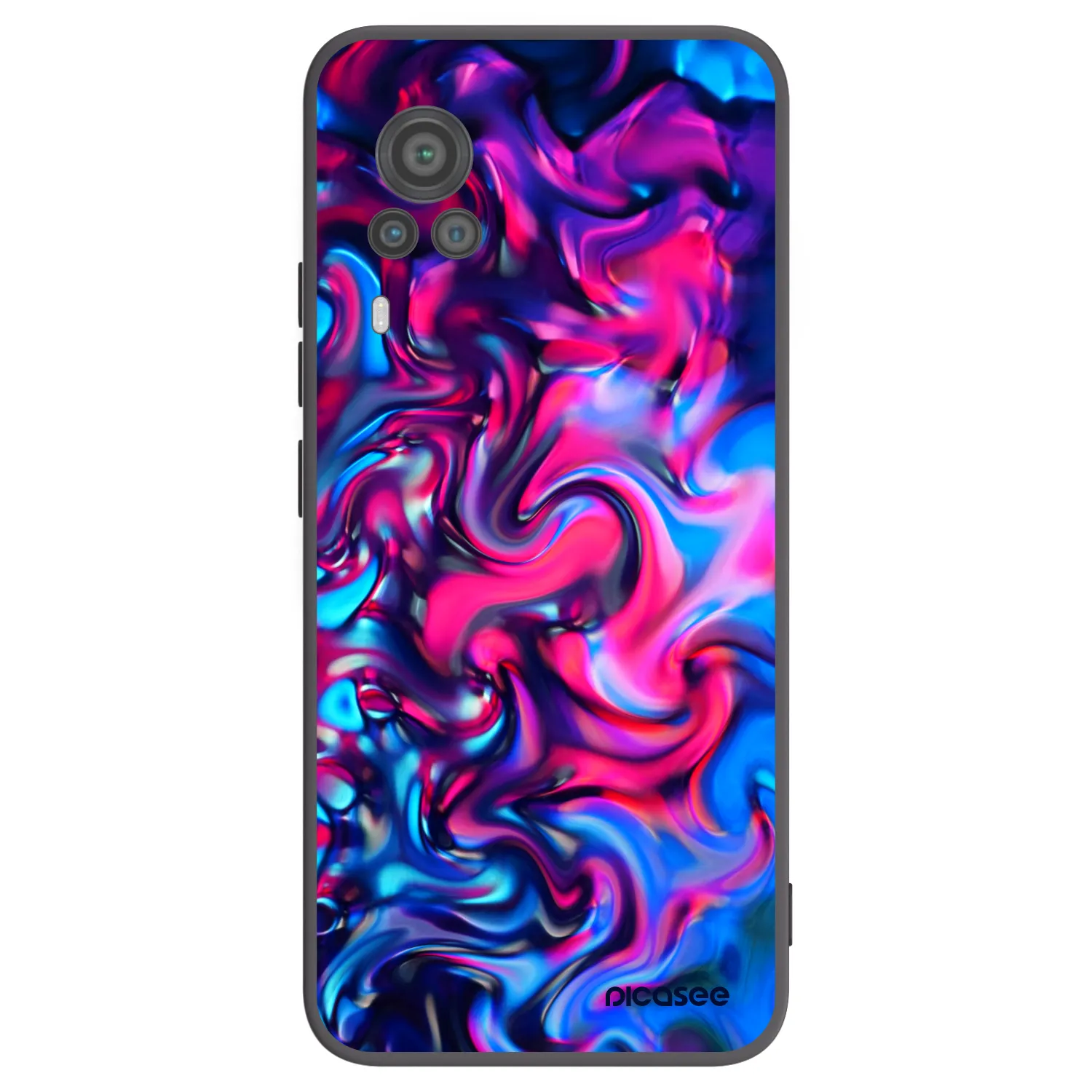 Picasee husă neagră din silicon pentru Vivo X60 Pro 5G - Redlight