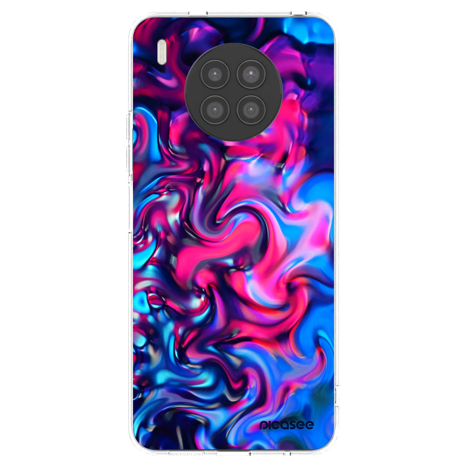 Picasee husă transparentă din silicon pentru Huawei Nova 8i - Redlight