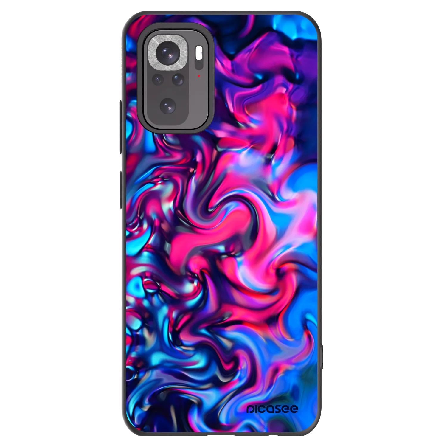 Picasee husă neagră din silicon pentru Xiaomi Redmi Note 11S 4G - Redlight