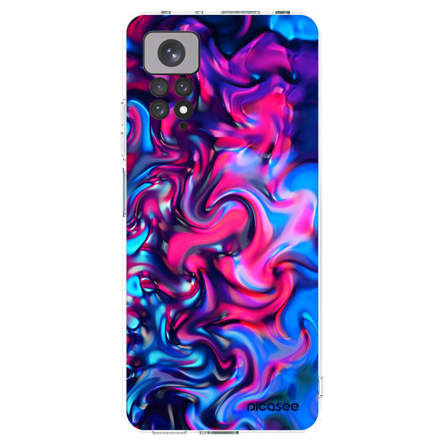 Picasee husă transparentă din silicon pentru Xiaomi Redmi Note 11S 4G - Redlight