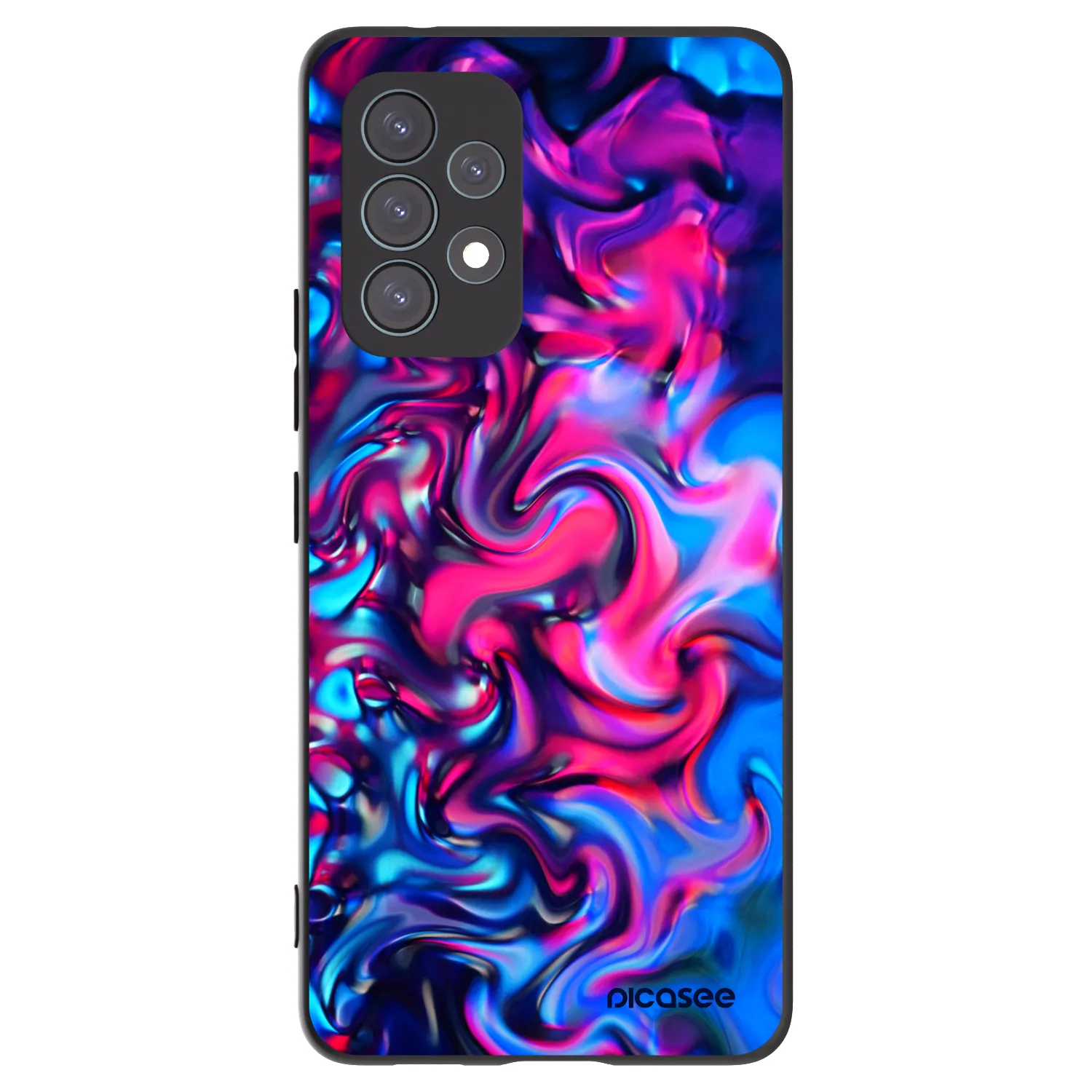 Picasee husă neagră din silicon pentru Samsung Galaxy A53 5G A536 - Redlight
