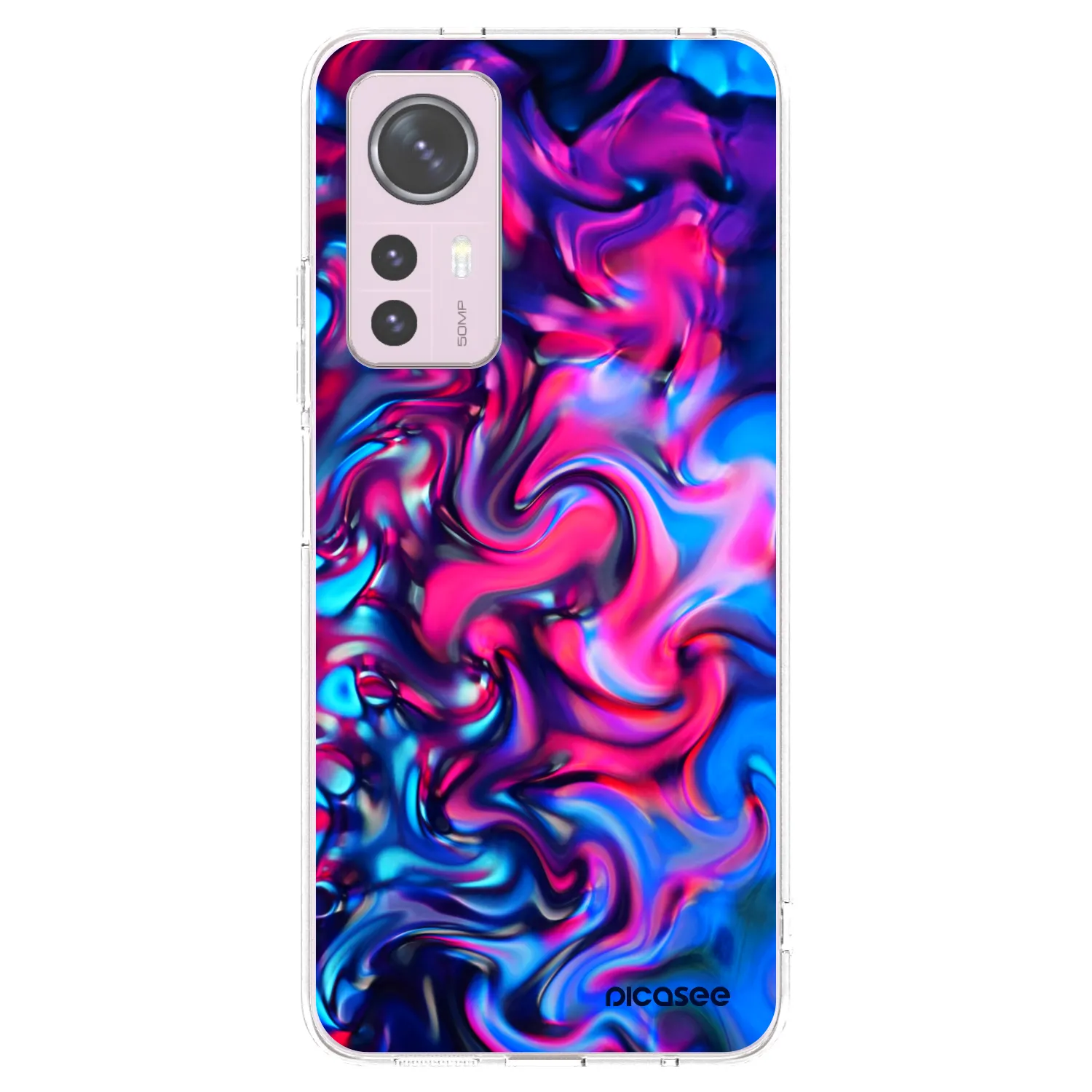 Picasee husă transparentă din silicon pentru Xiaomi 12 - Redlight