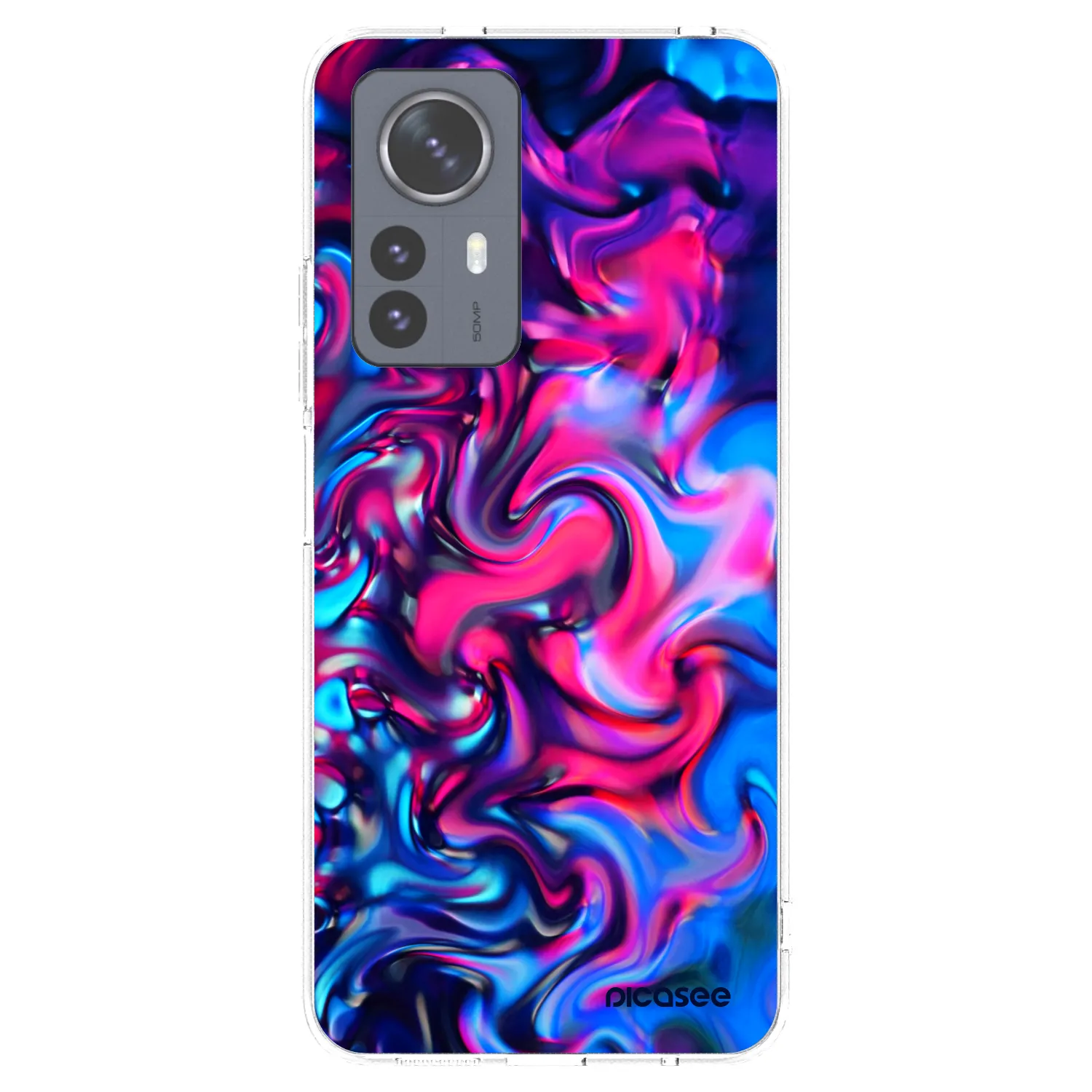 Picasee husă transparentă din silicon pentru Xiaomi 12 Pro - Redlight