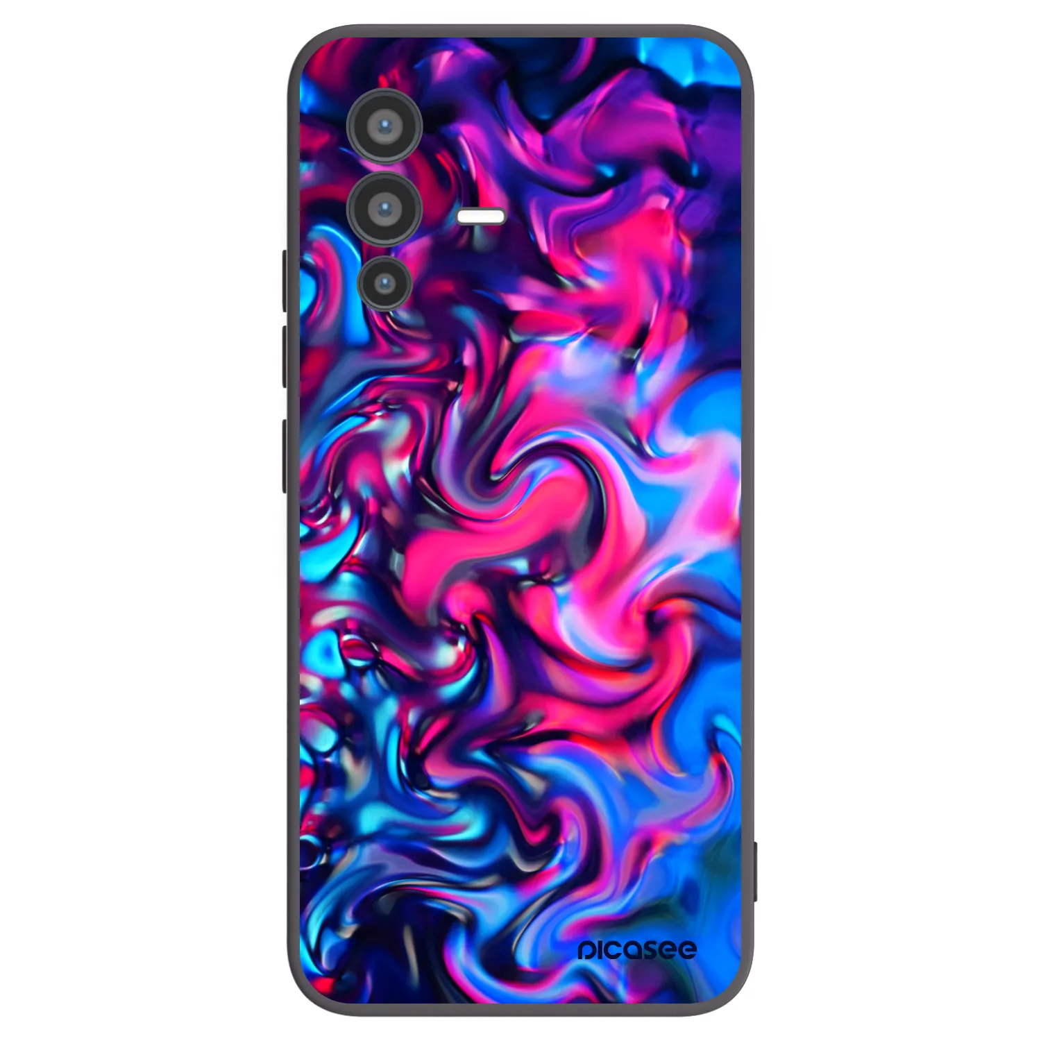Picasee husă neagră din silicon pentru Vivo V23 5G - Redlight