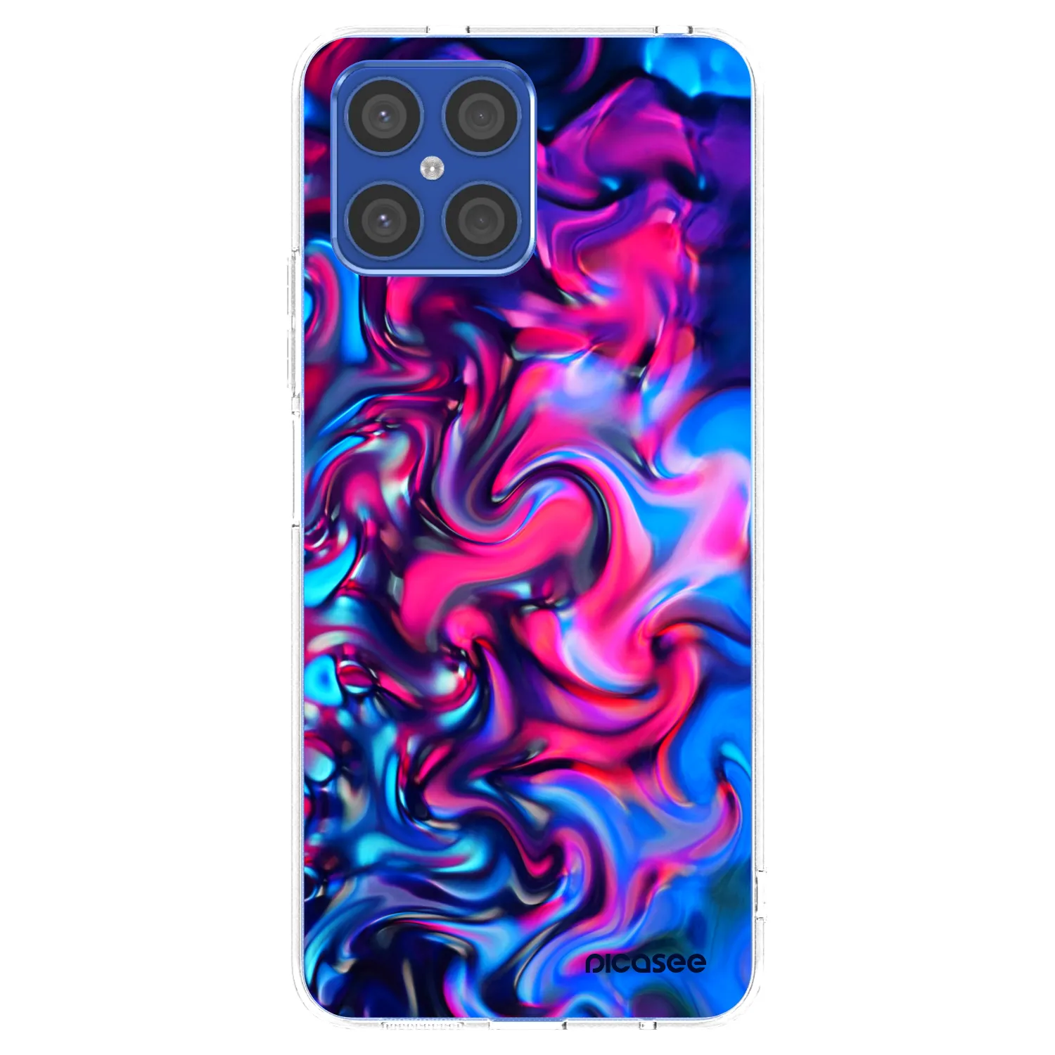 Picasee husă transparentă din silicon pentru Honor X8 4G - Redlight
