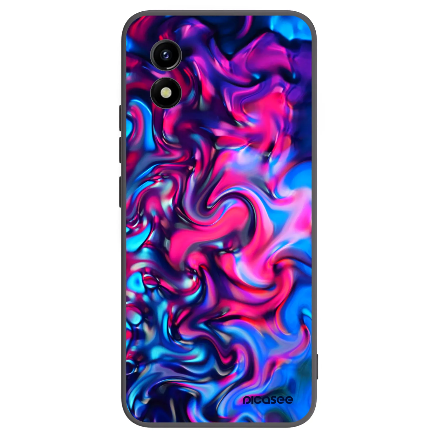 Picasee husă neagră din silicon pentru Vivo Y01 - Redlight