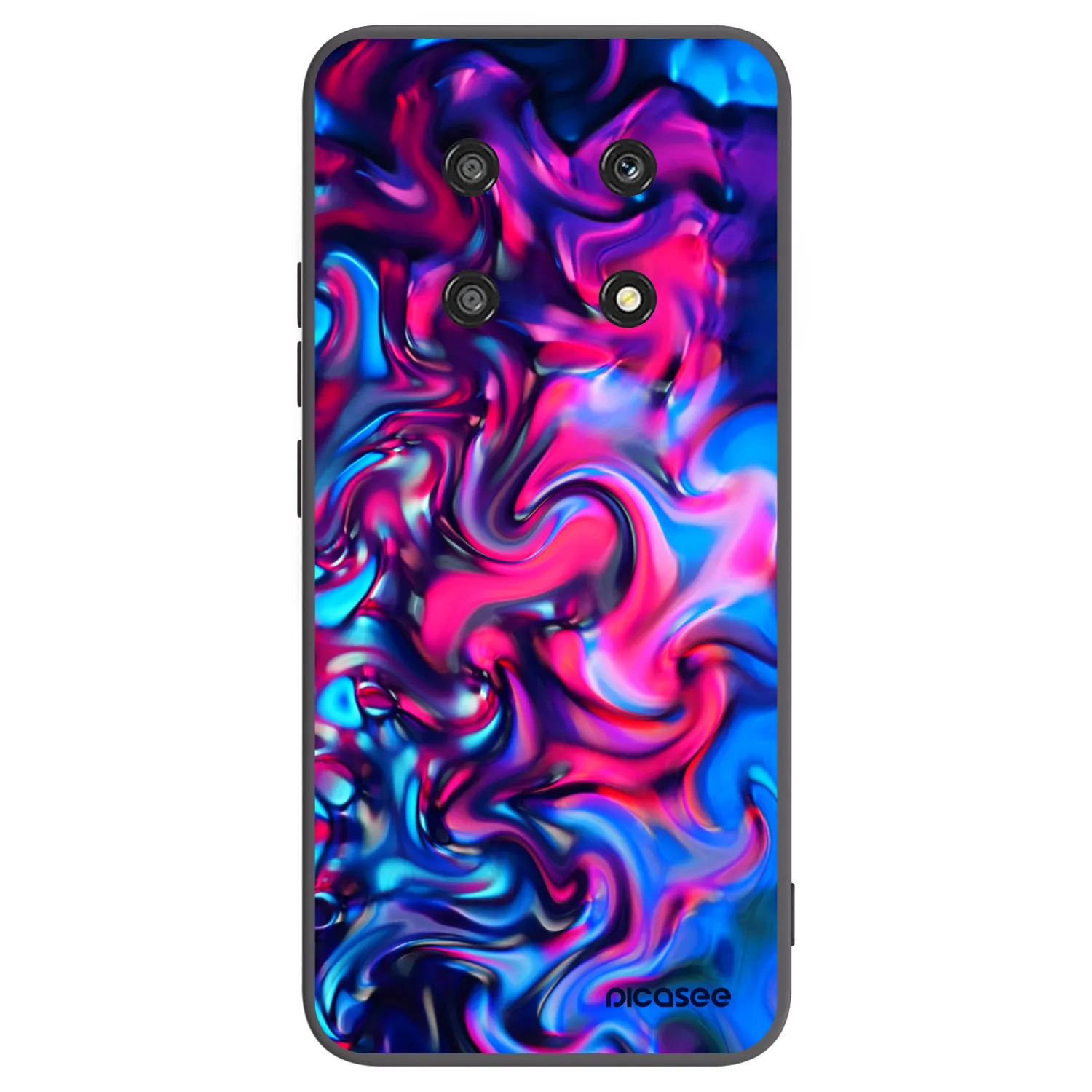 Picasee husă neagră din silicon pentru Honor Magic4 Lite 5G - Redlight