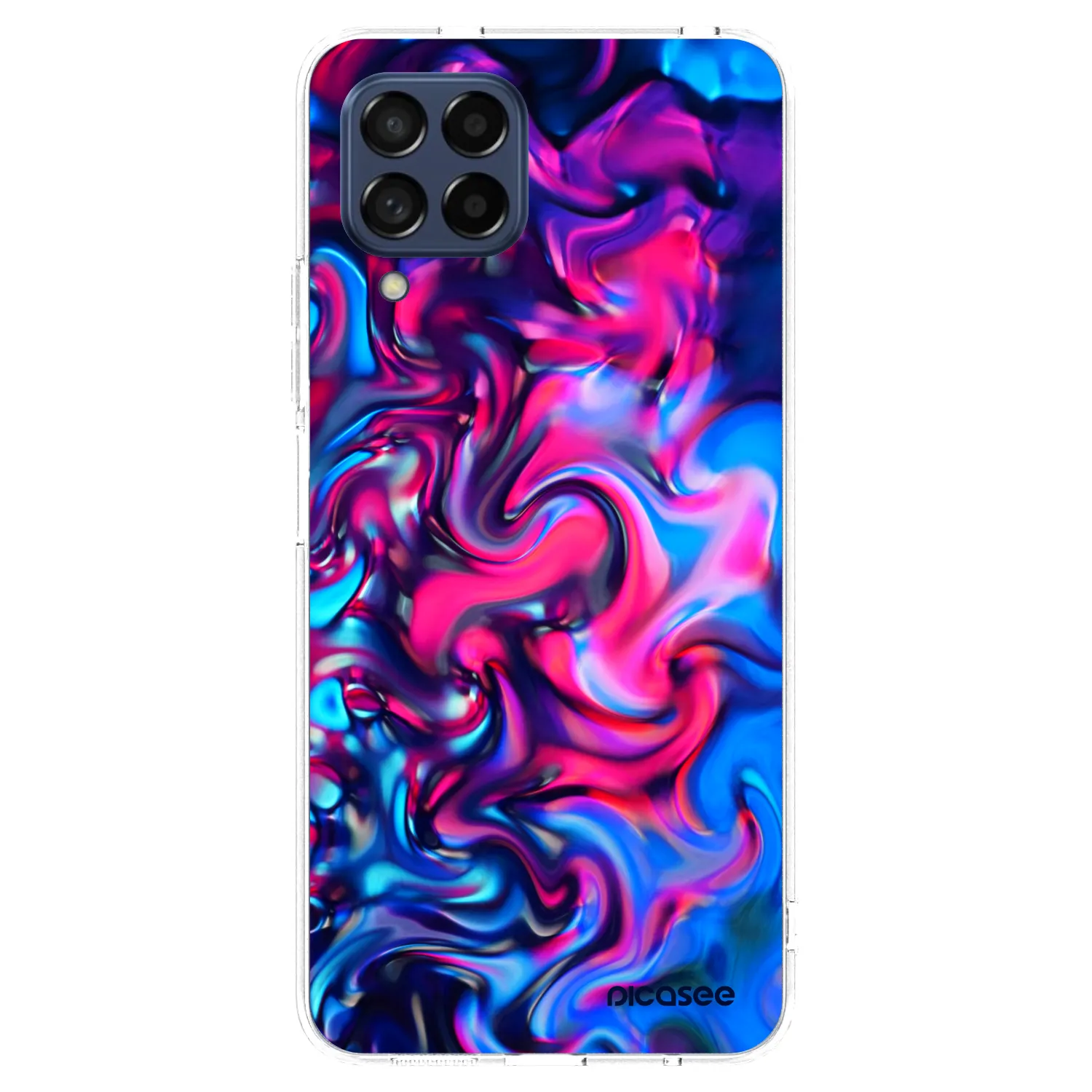 Picasee husă transparentă din silicon pentru Samsung Galaxy M53 5G - Redlight