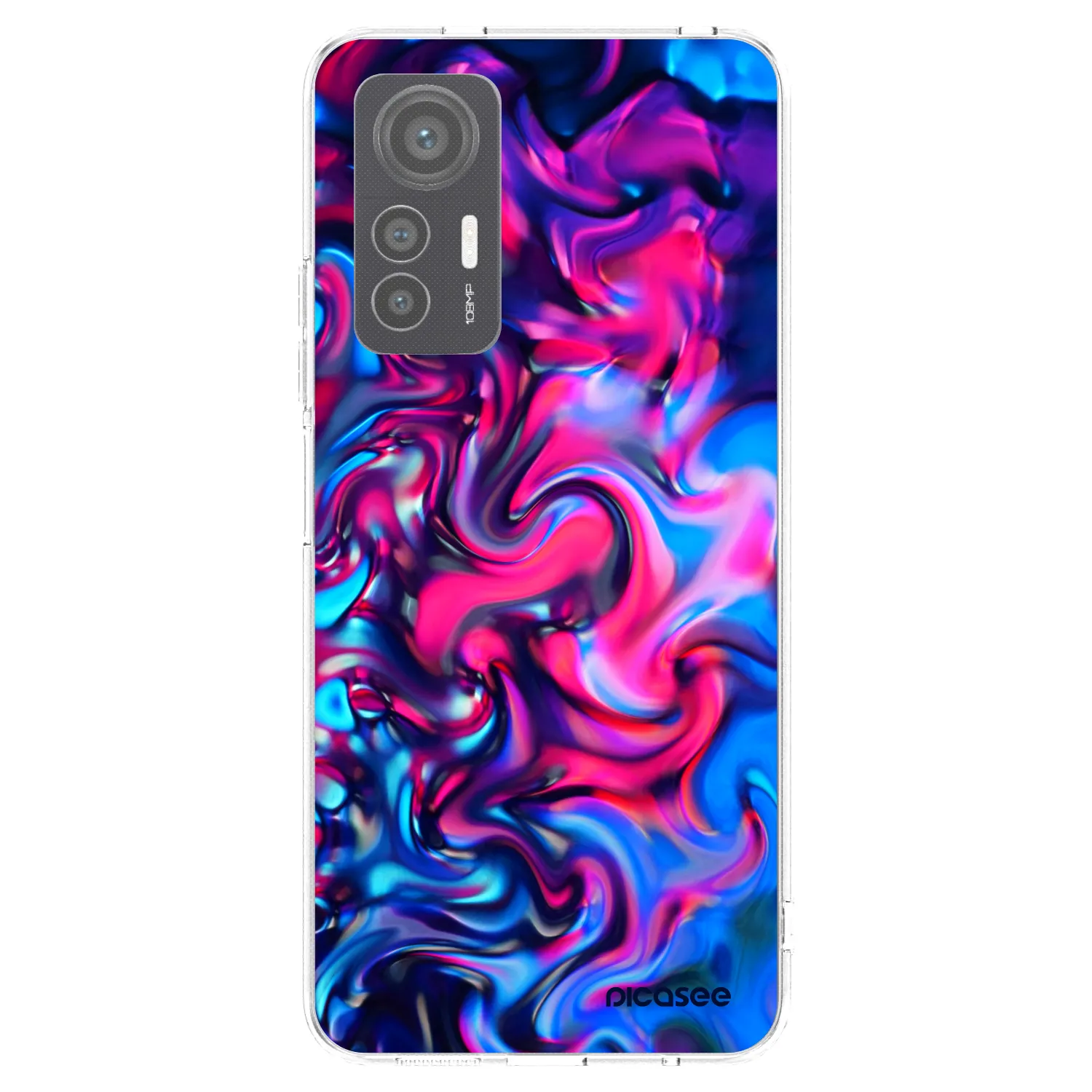 Picasee husă transparentă din silicon pentru Xiaomi 12 Lite - Redlight