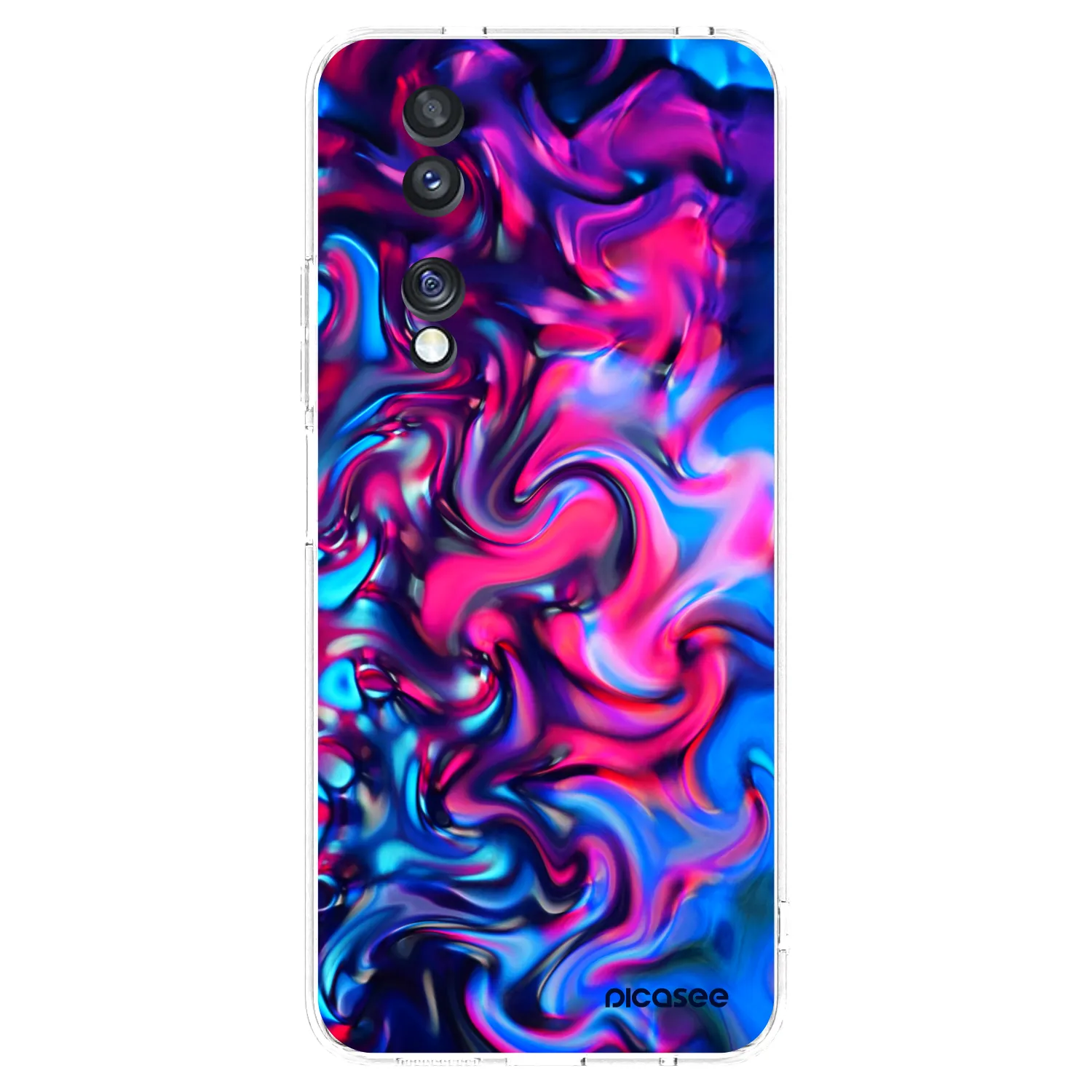 Picasee husă transparentă din silicon pentru Honor 70 - Redlight
