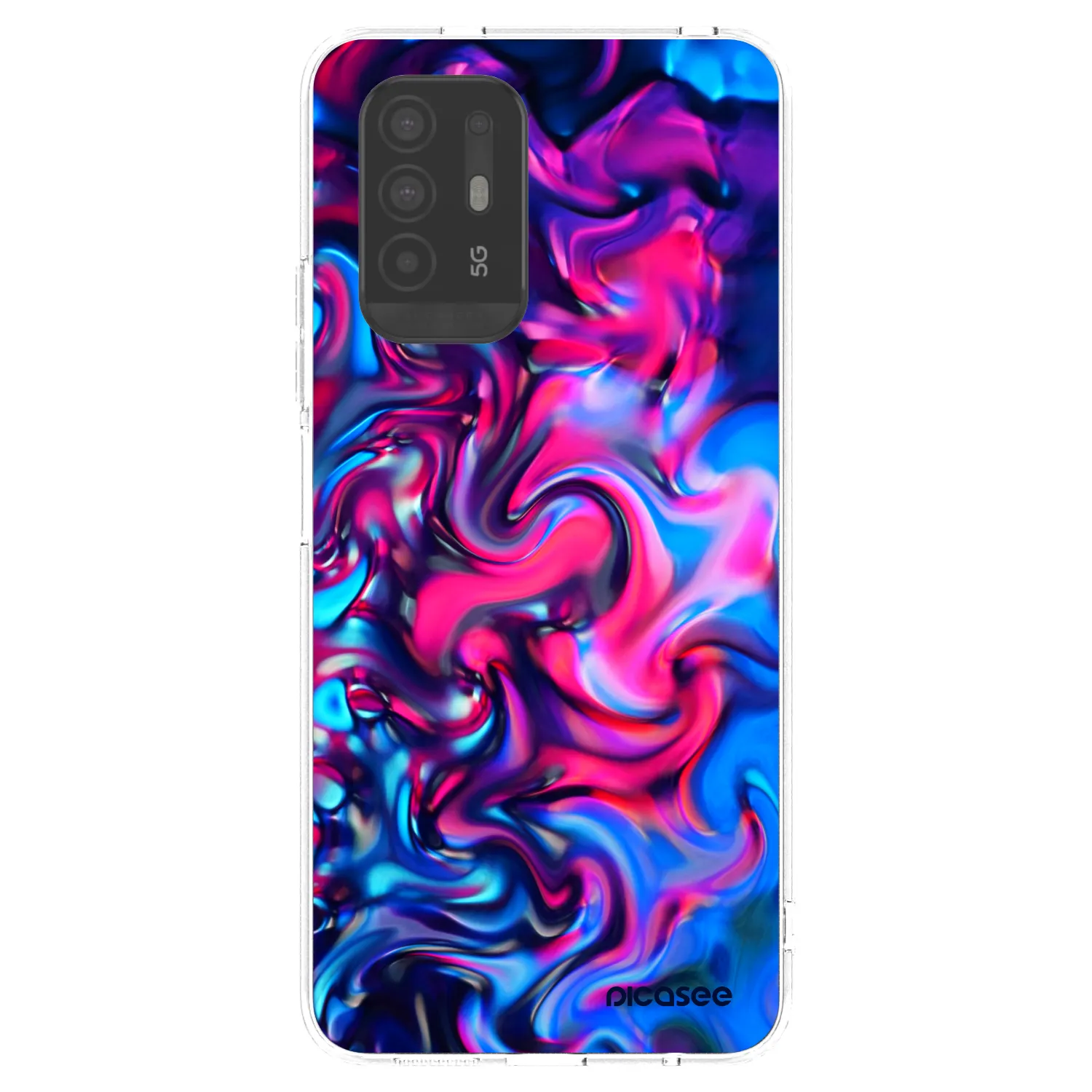 Picasee husă transparentă din silicon pentru OPPO A94 5G - Redlight