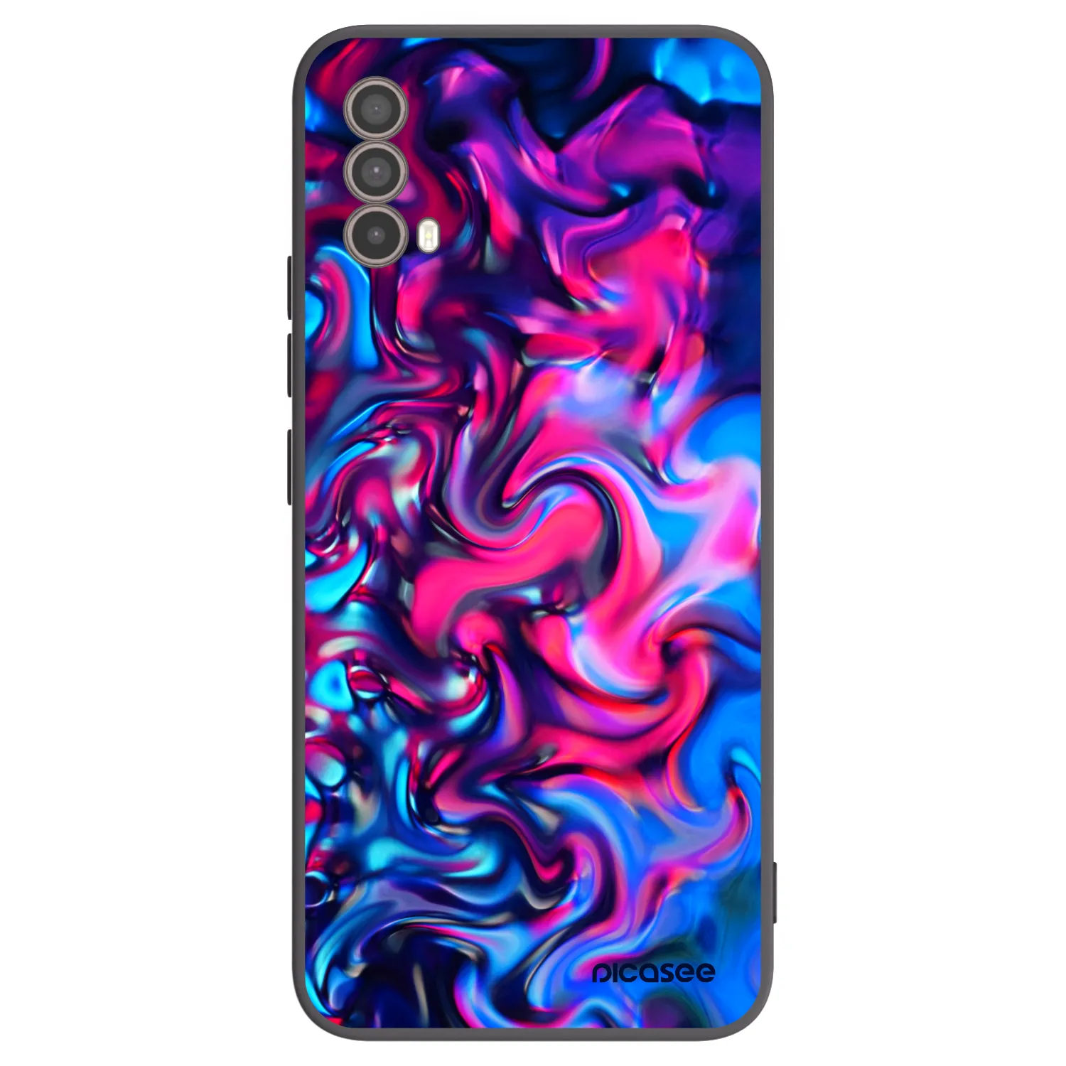 Picasee husă neagră din silicon pentru Motorola Moto E40 - Redlight