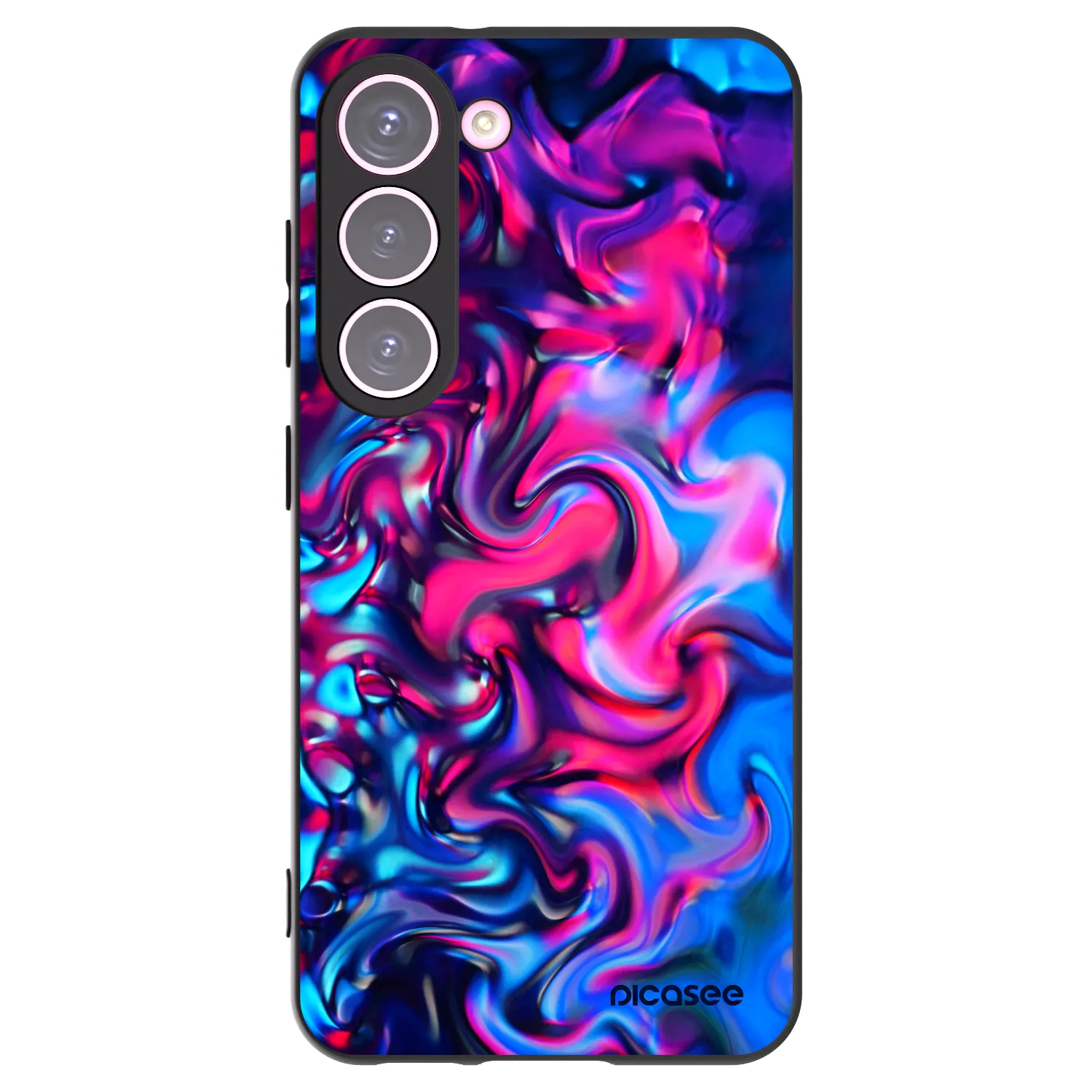 Picasee husă neagră din silicon pentru Samsung Galaxy S23 5G - Redlight