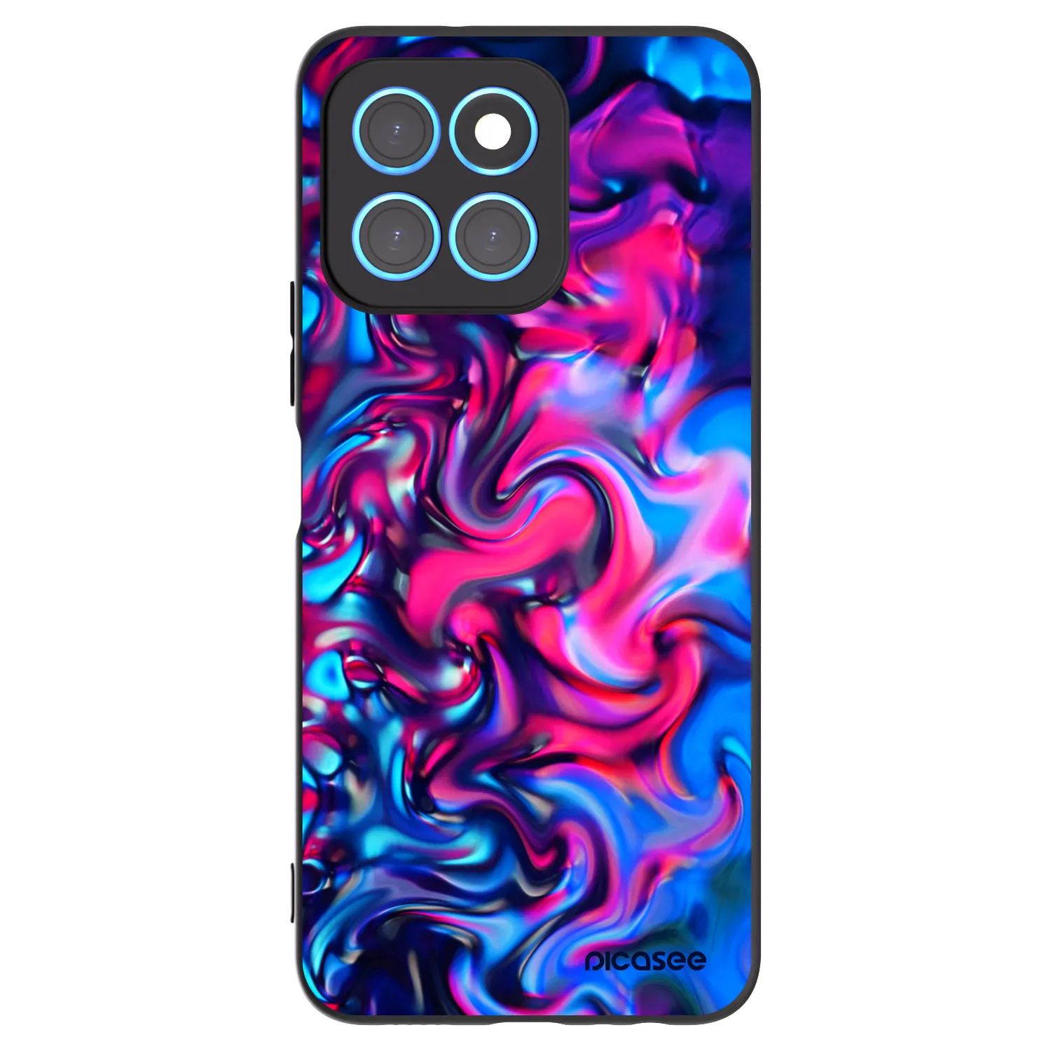 Picasee husă neagră din silicon pentru Honor X6 - Redlight