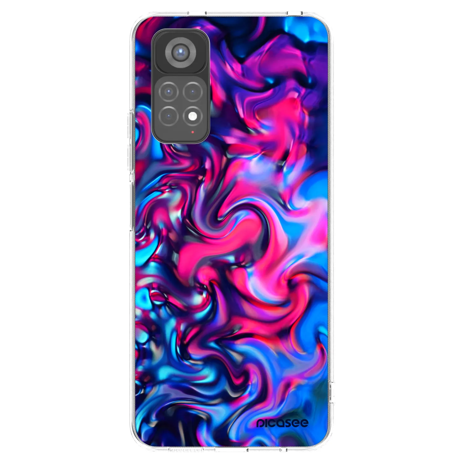 Picasee husă transparentă din silicon pentru Xiaomi Redmi Note 11S 5G - Redlight