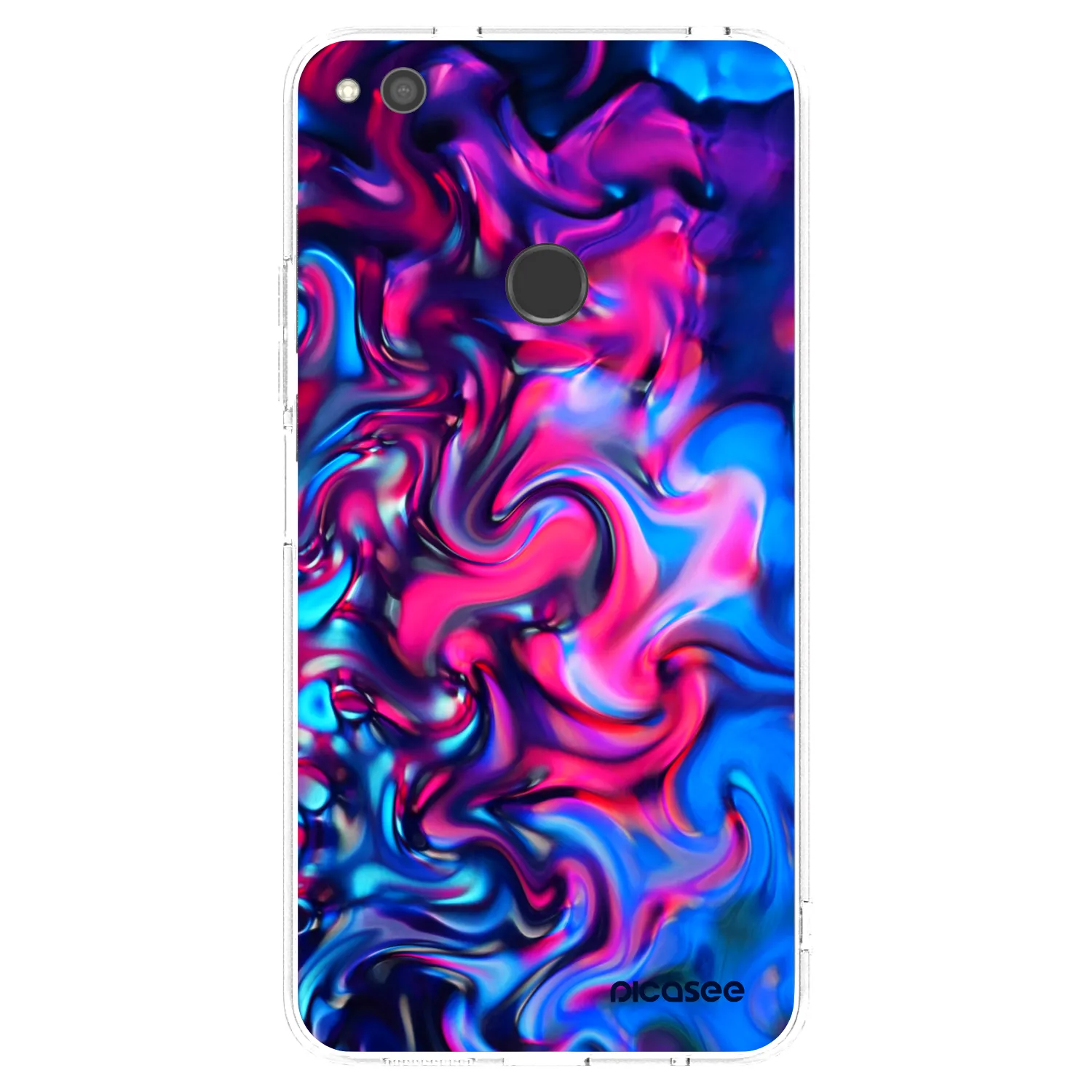 Picasee husă transparentă din silicon pentru Huawei P9 Lite 2017 - Redlight