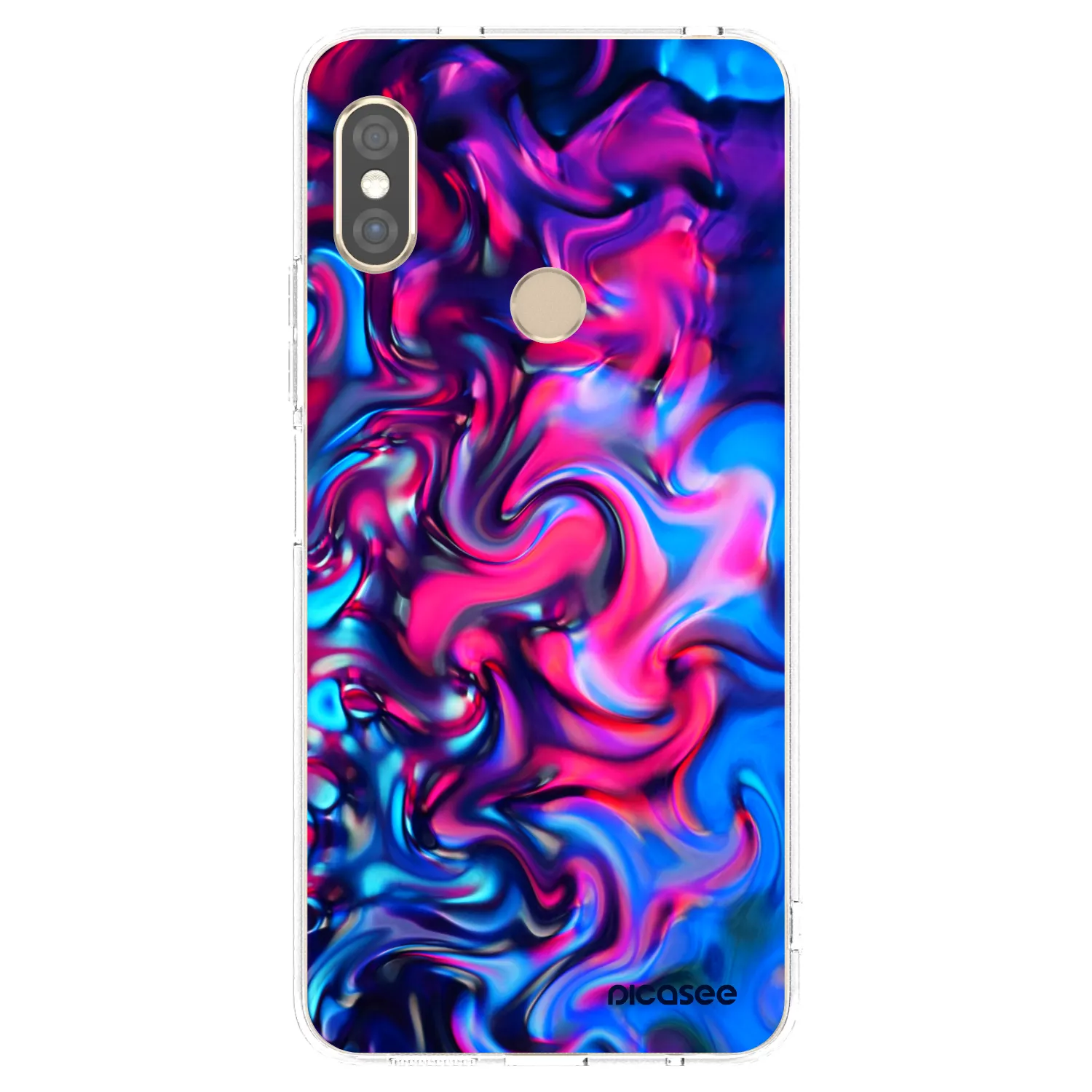 Picasee husă transparentă din silicon pentru Xiaomi Redmi Note 5 Global - Redlight