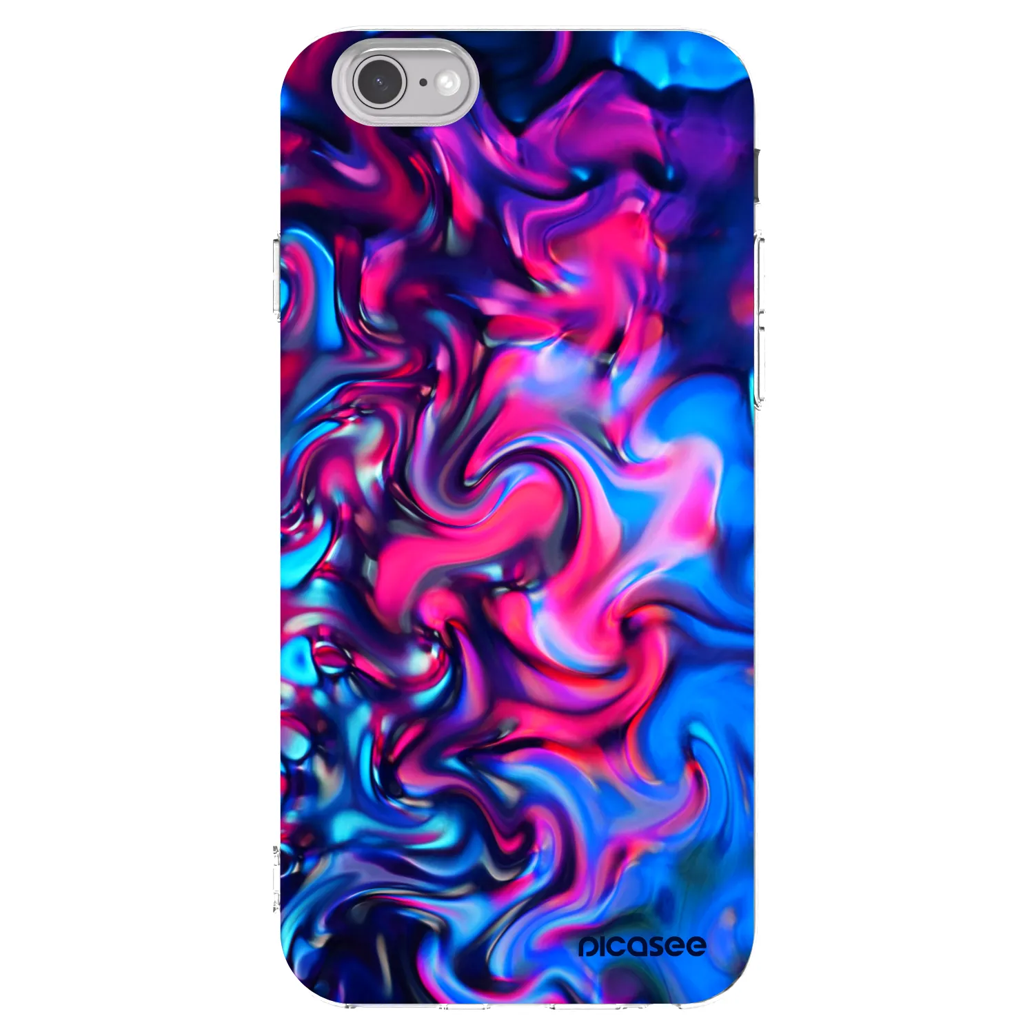 Picasee husă transparentă din silicon pentru Apple iPhone 6/6S - Redlight
