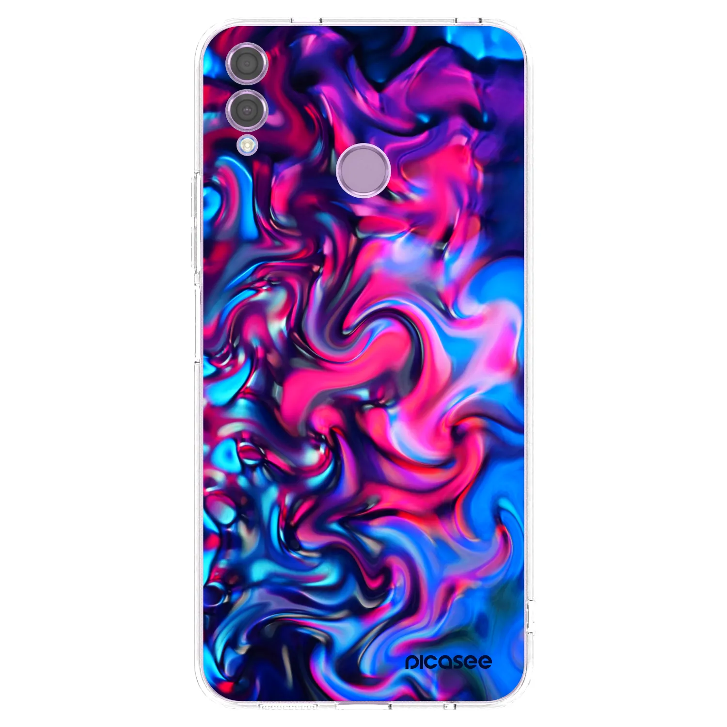 Picasee husă transparentă din silicon pentru Honor 8X - Redlight