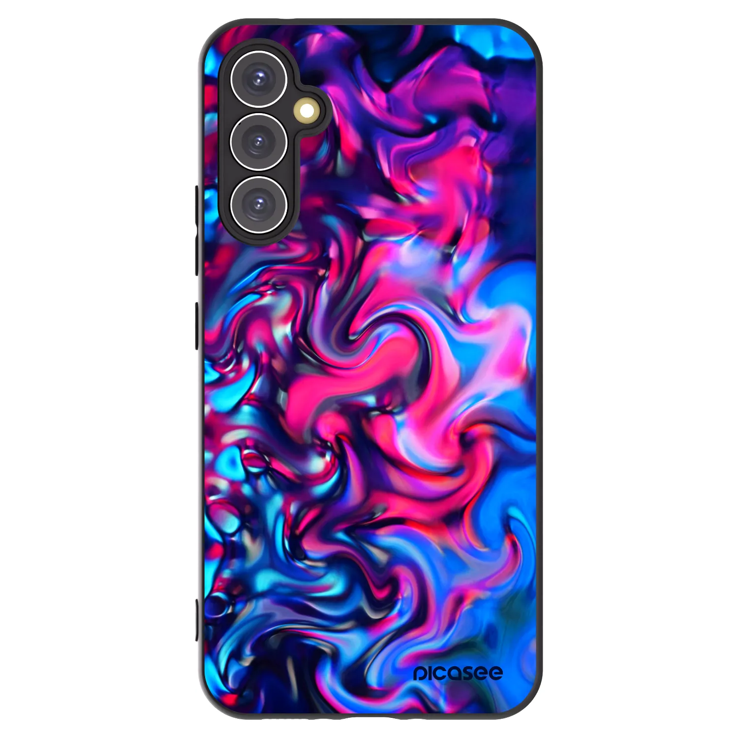 Picasee husă neagră din silicon pentru Samsung Galaxy A34 5G A346B - Redlight