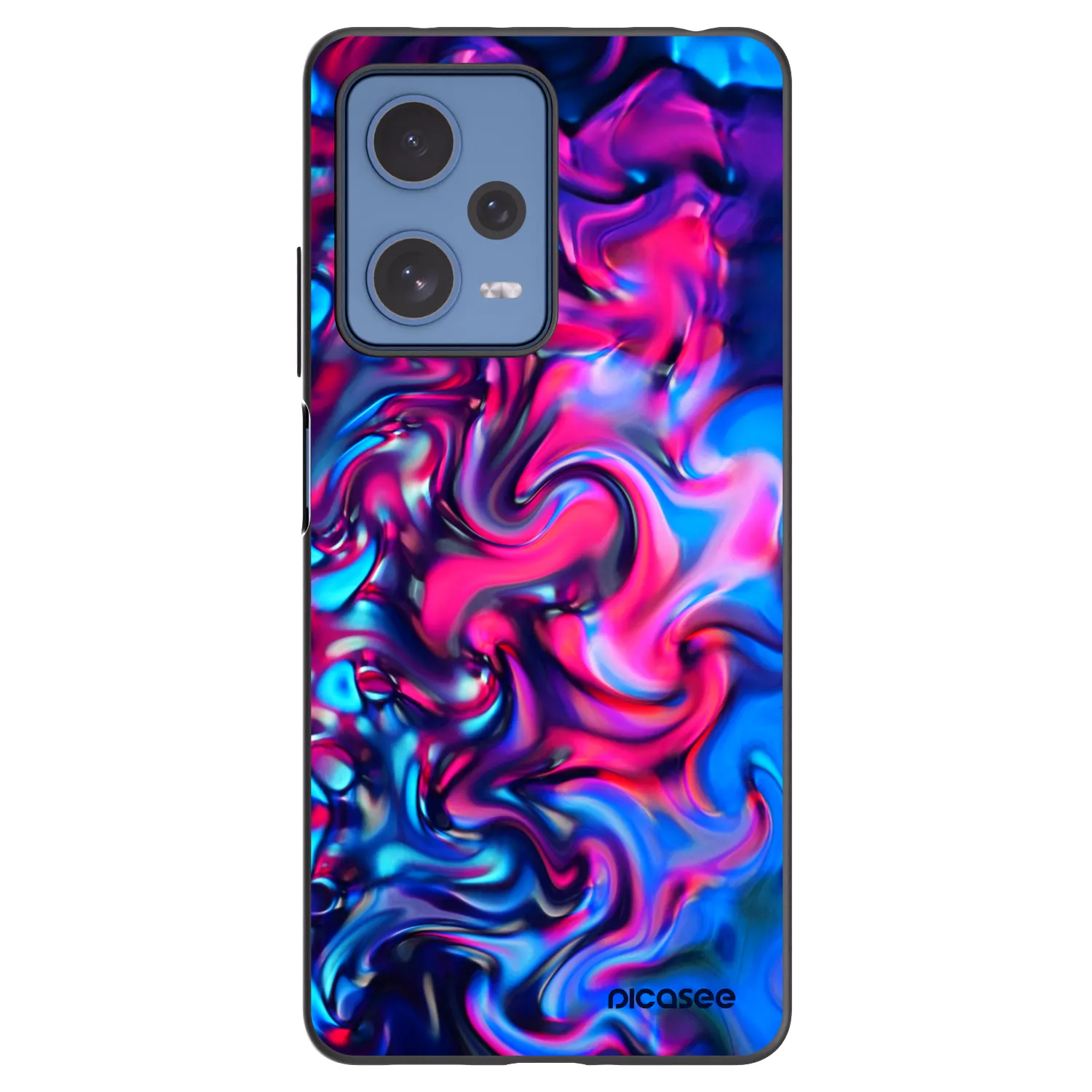 Picasee husă neagră din silicon pentru Xiaomi Redmi Note 12 Pro 5G - Redlight