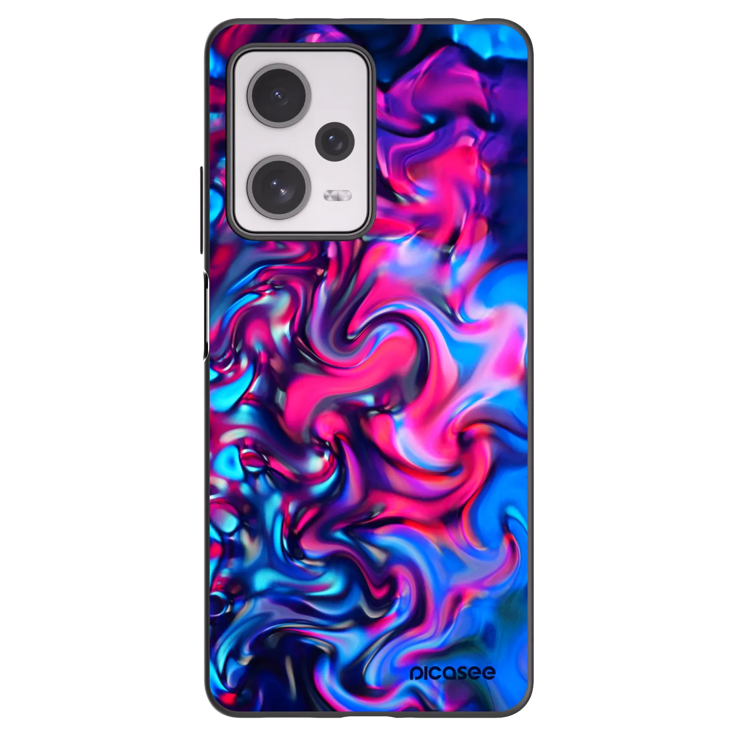 Picasee husă neagră din silicon pentru Xiaomi Redmi Note 12 Pro+ 5G - Redlight