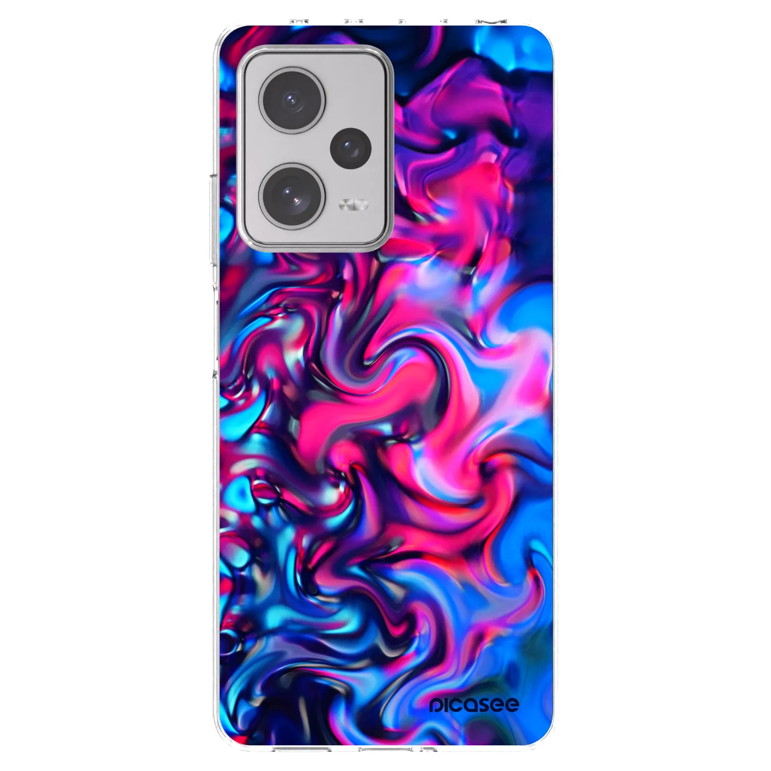 Picasee husă transparentă din silicon pentru Xiaomi Redmi Note 12 Pro+ 5G - Redlight