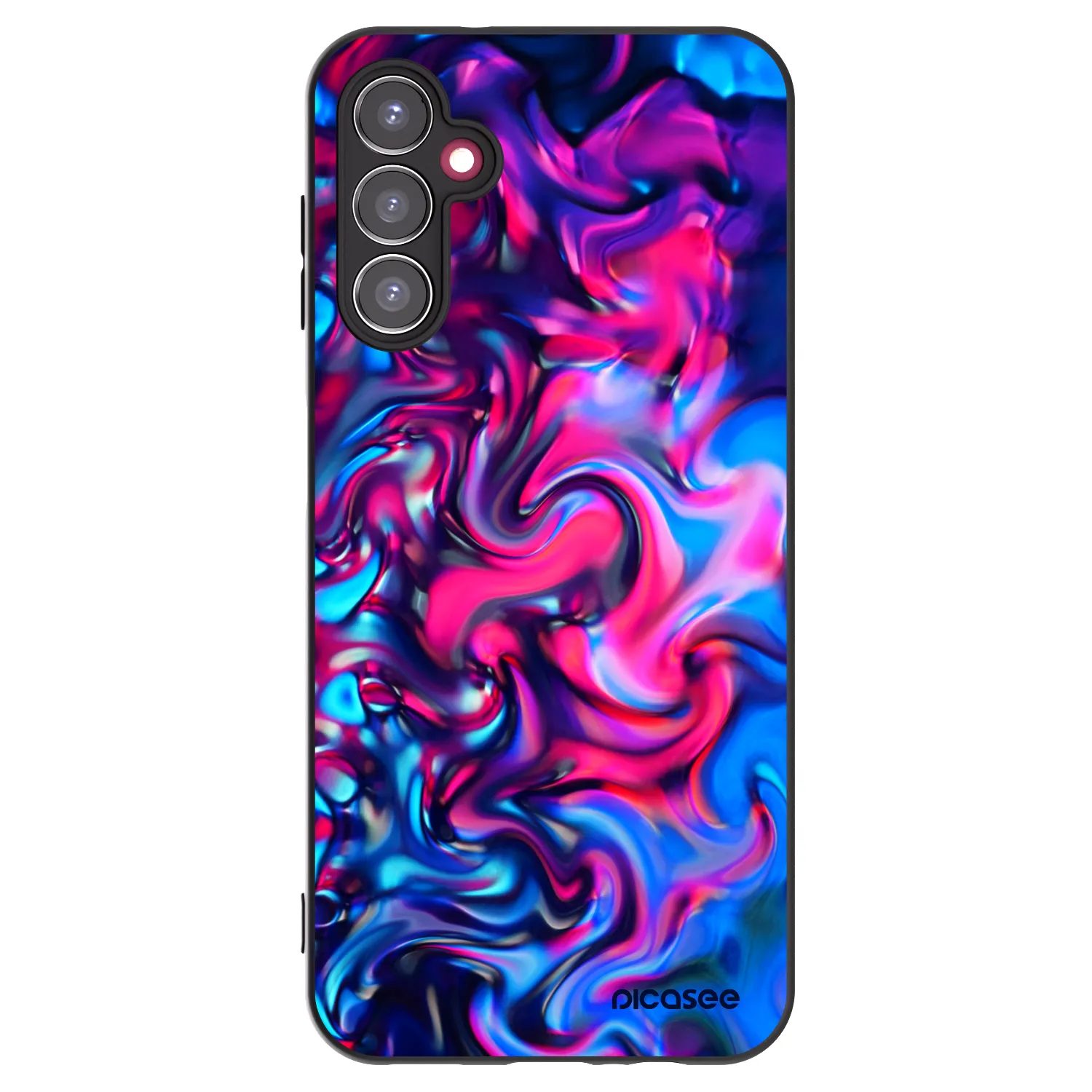 Picasee husă neagră din silicon pentru Samsung Galaxy A14 4G A145R - Redlight
