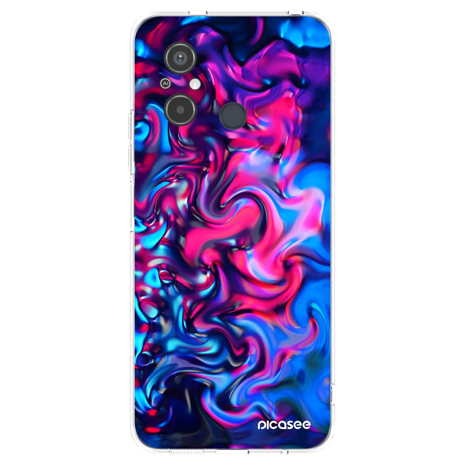 Picasee husă transparentă din silicon pentru Xiaomi Redmi 12C - Redlight