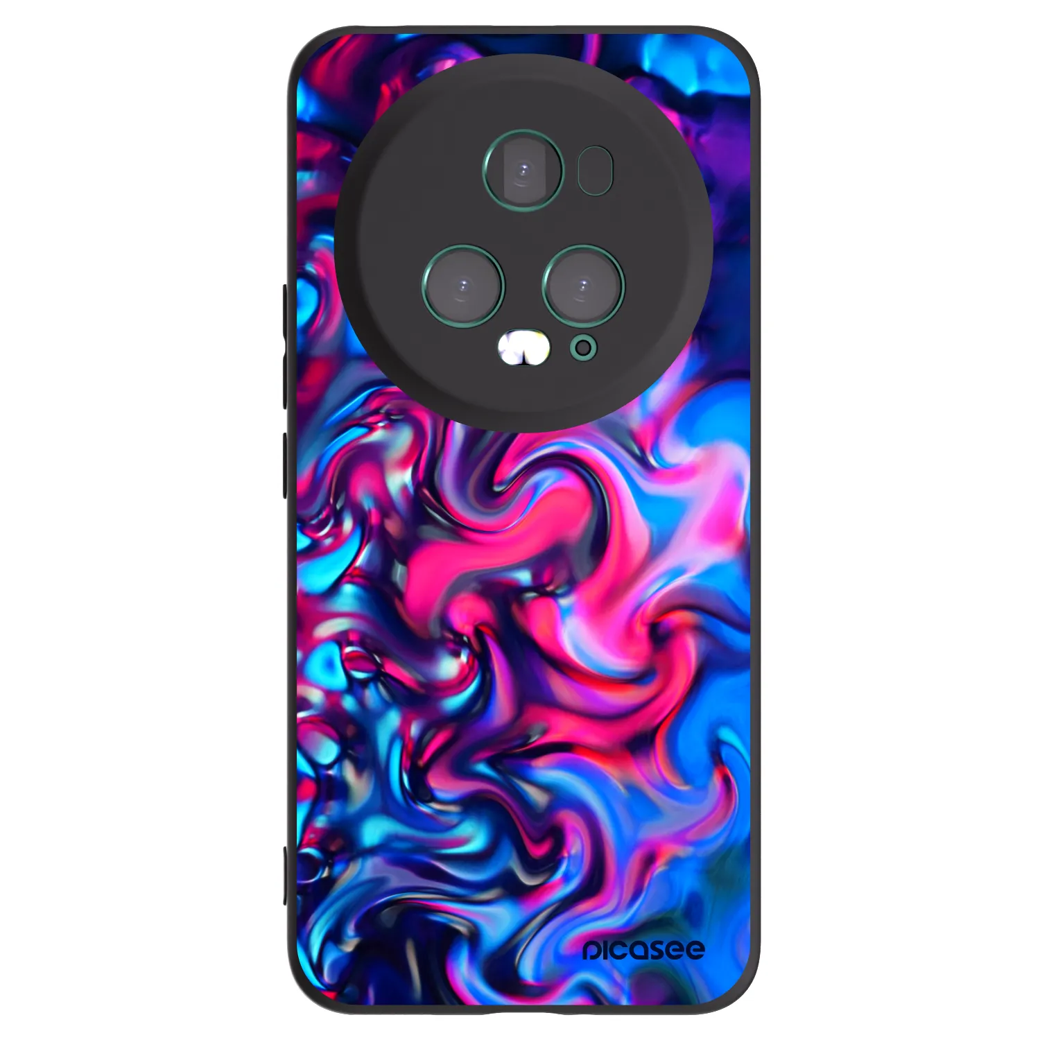 Picasee husă neagră din silicon pentru Honor Magic5 Pro - Redlight