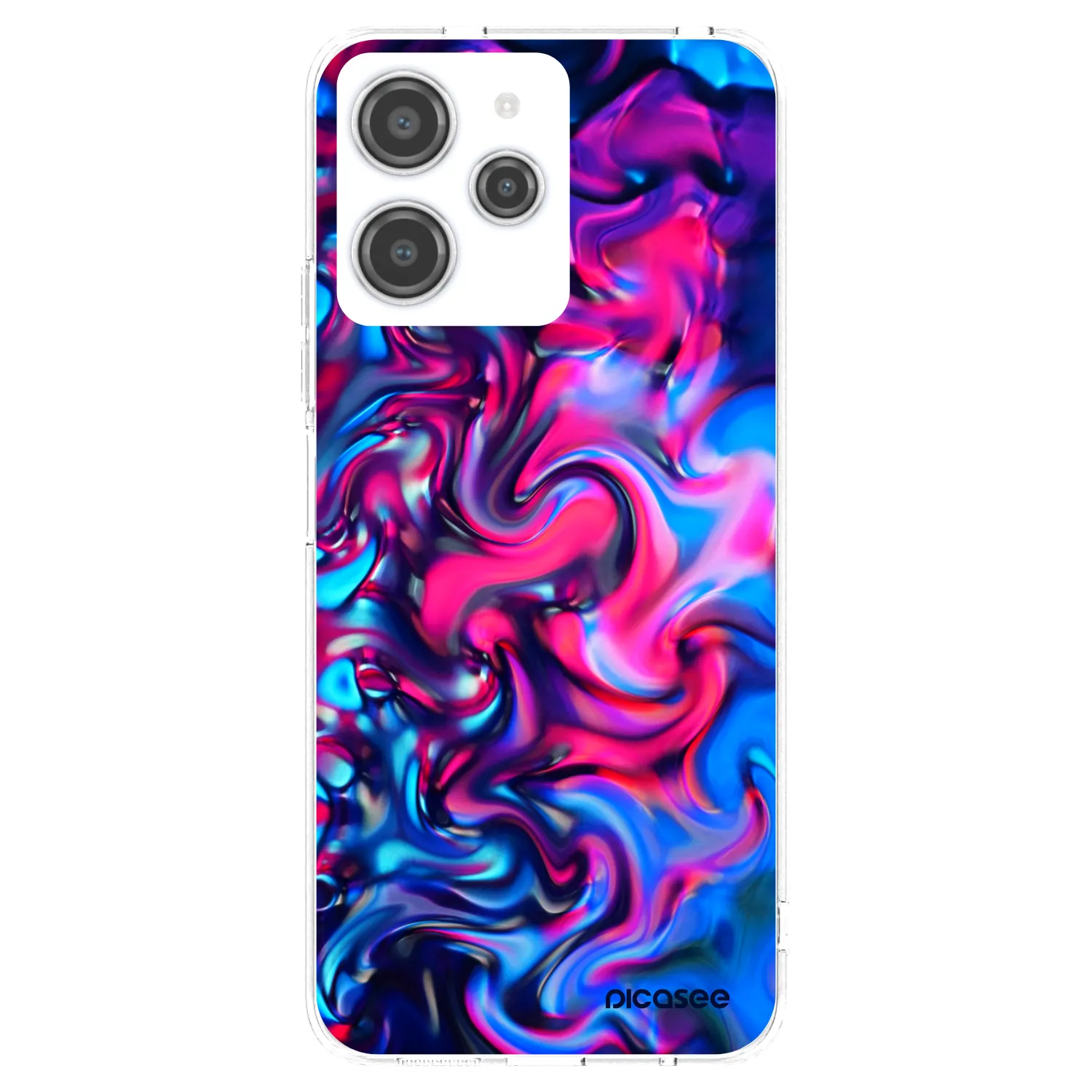 Picasee husă transparentă din silicon pentru Xiaomi Redmi 12 4G - Redlight