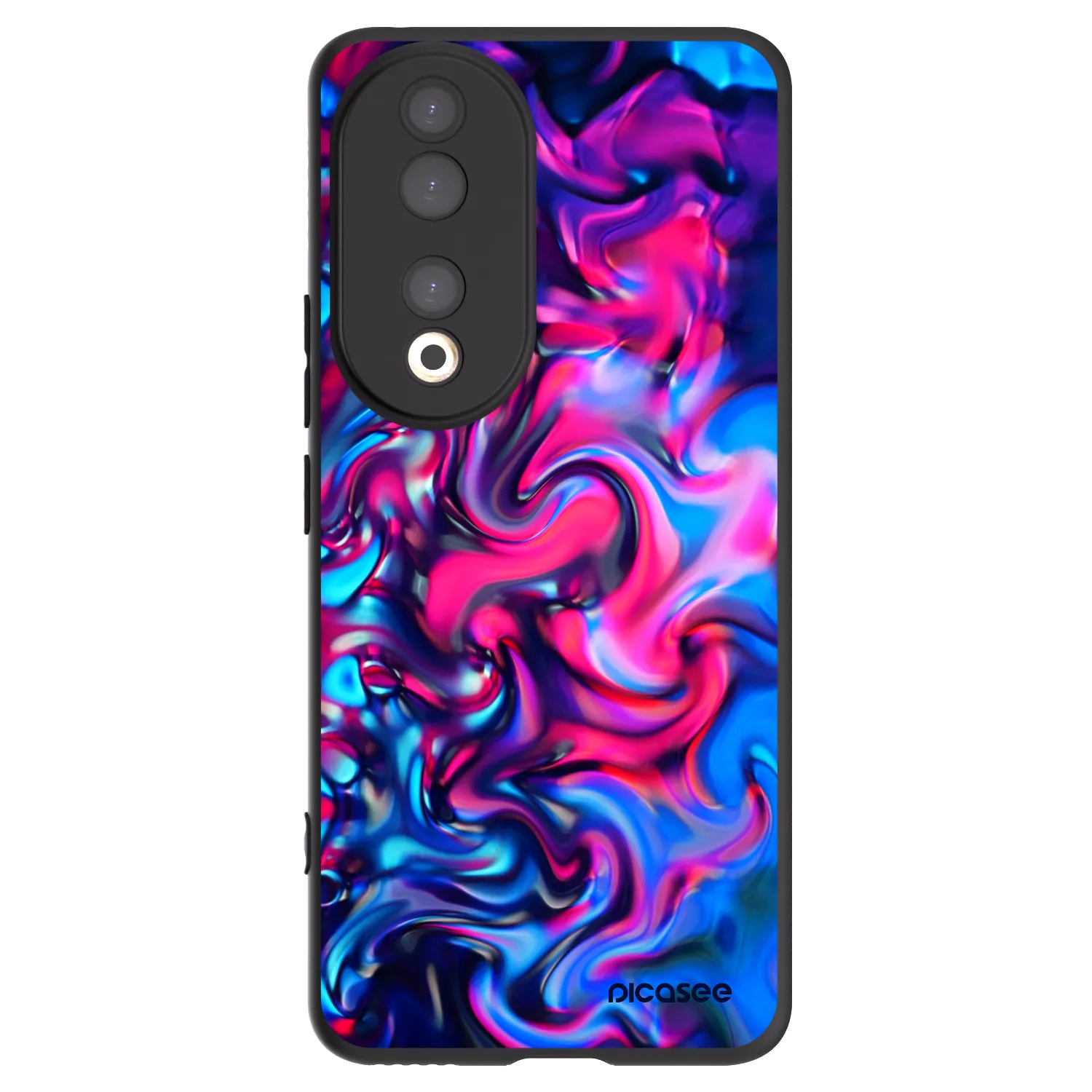 Picasee husă neagră din silicon pentru Honor 90 5G - Redlight