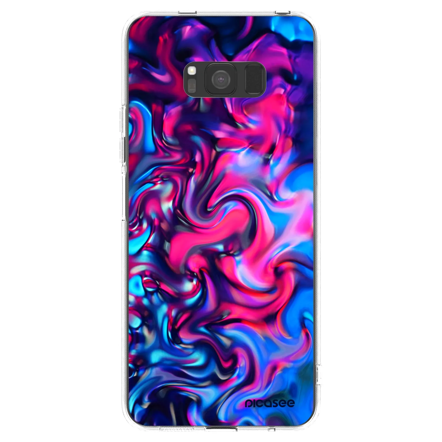Picasee husă transparentă din silicon pentru Samsung Galaxy S8 G950F - Redlight