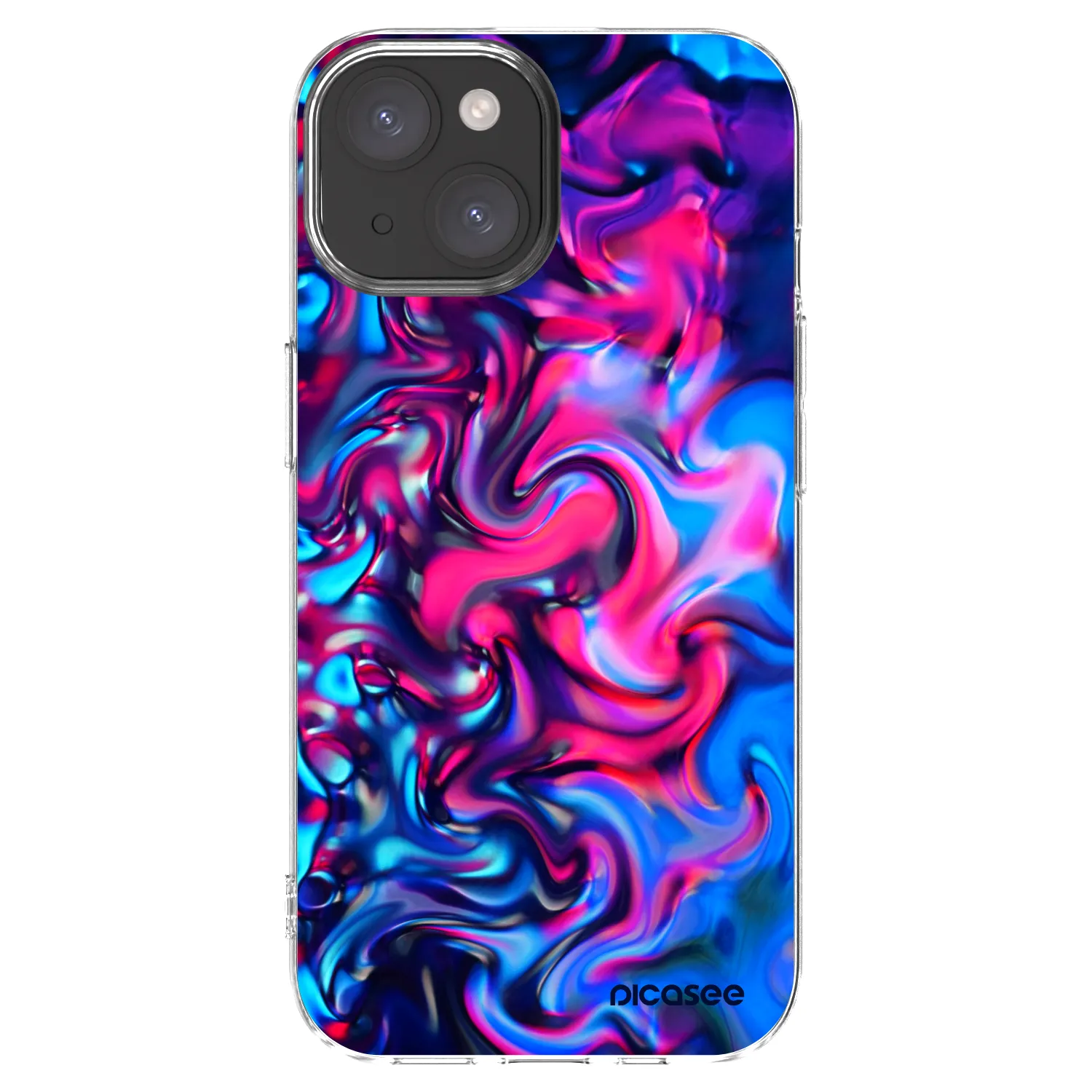 Picasee husă transparentă din silicon pentru Apple iPhone 15 - Redlight