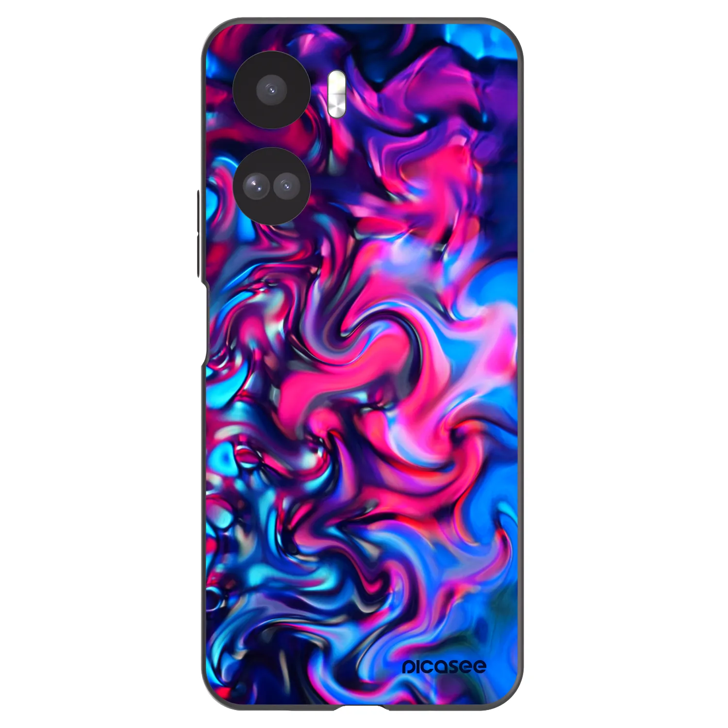 Picasee husă neagră din silicon pentru Honor 90 Lite 5G - Redlight