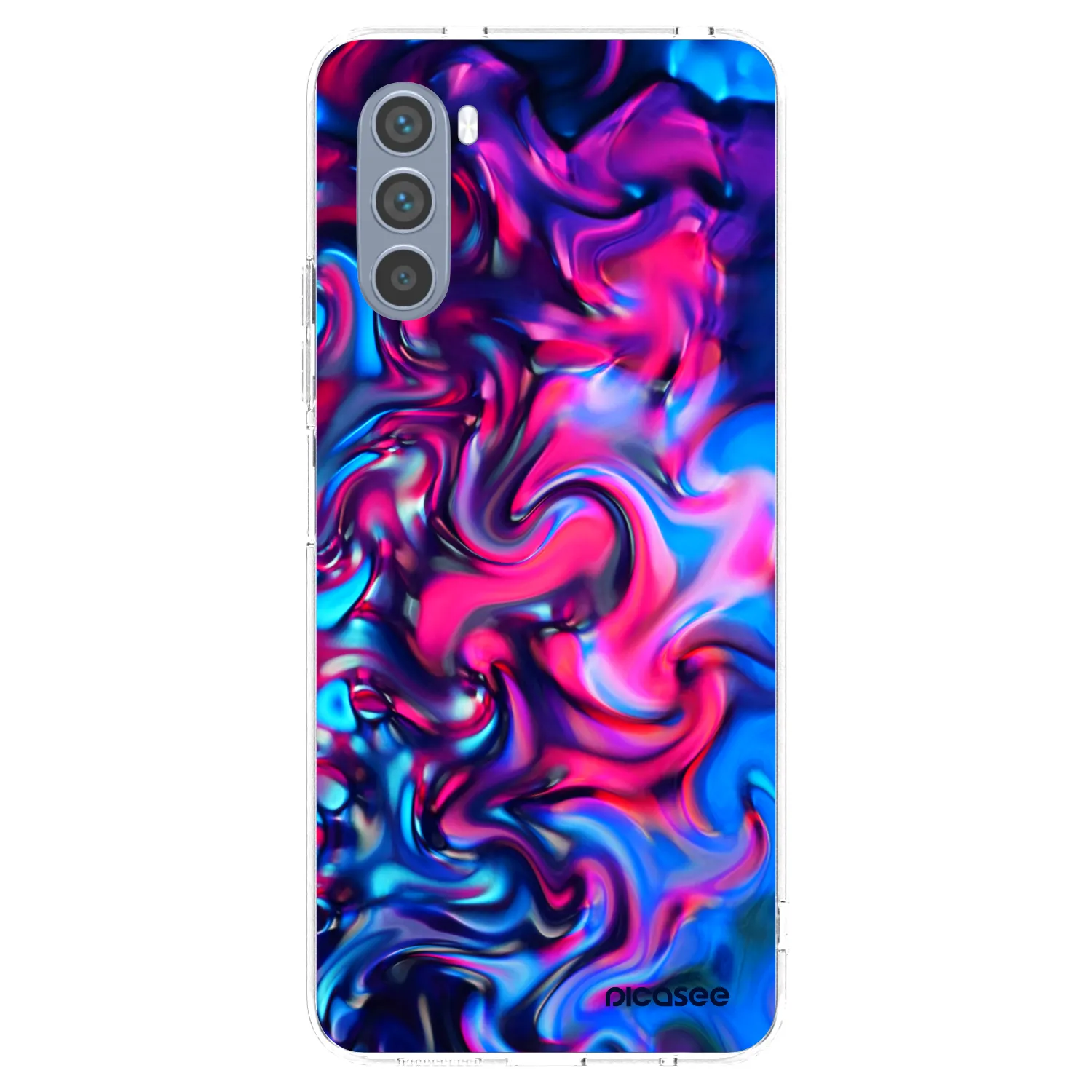 Picasee husă transparentă din silicon pentru Motorola Moto G62 - Redlight