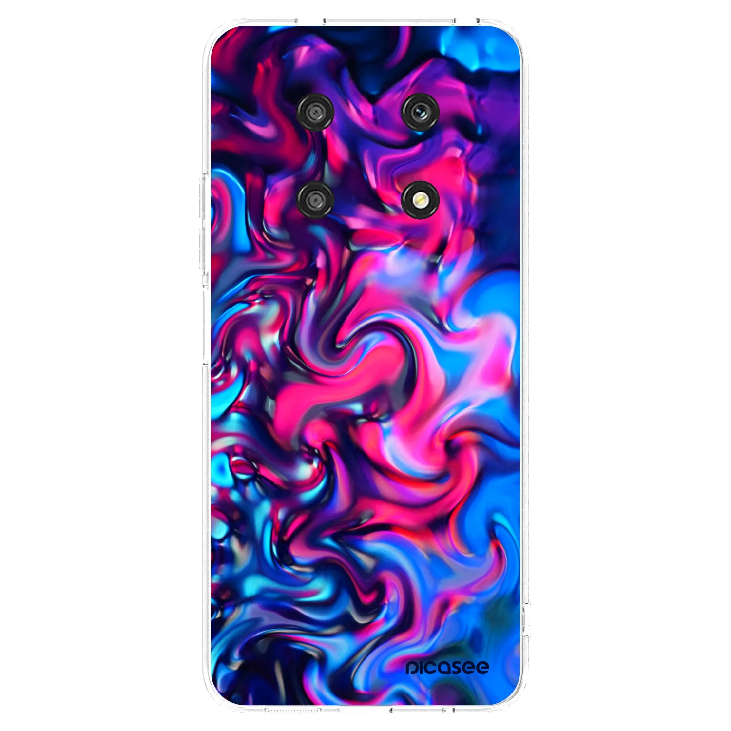 Picasee husă transparentă din silicon pentru Honor Magic4 Lite 5G - Redlight