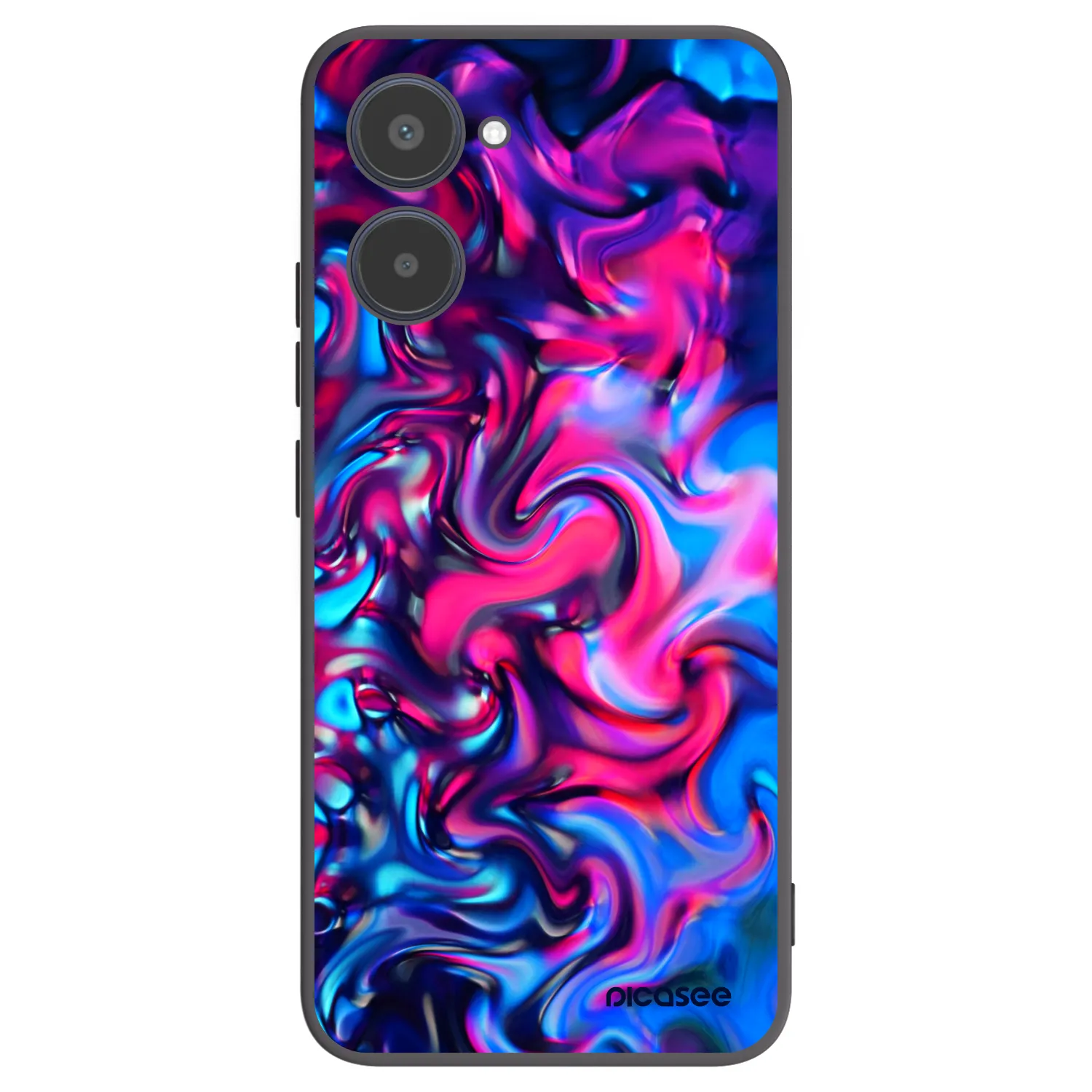 Picasee husă neagră din silicon pentru Realme 10 4G - Redlight
