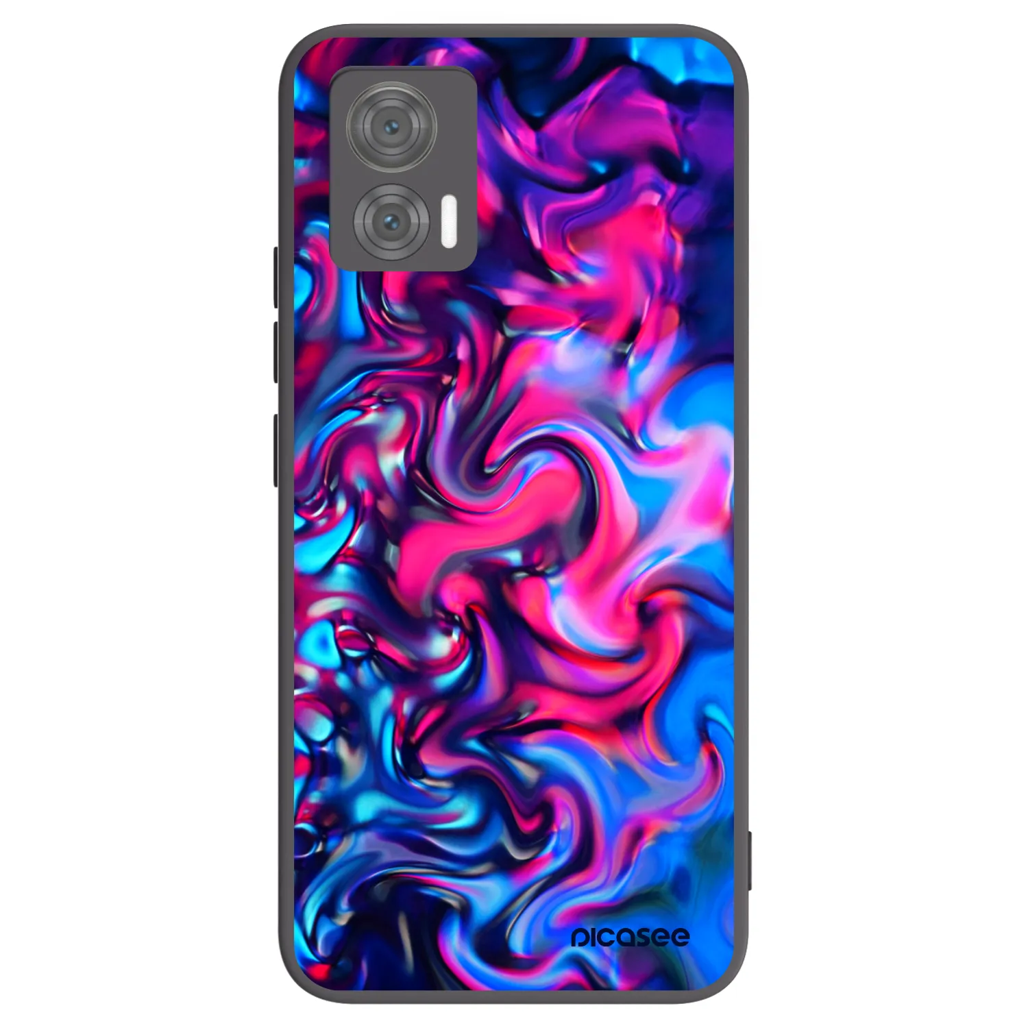 Picasee husă neagră din silicon pentru Motorola Edge 30 Neo - Redlight