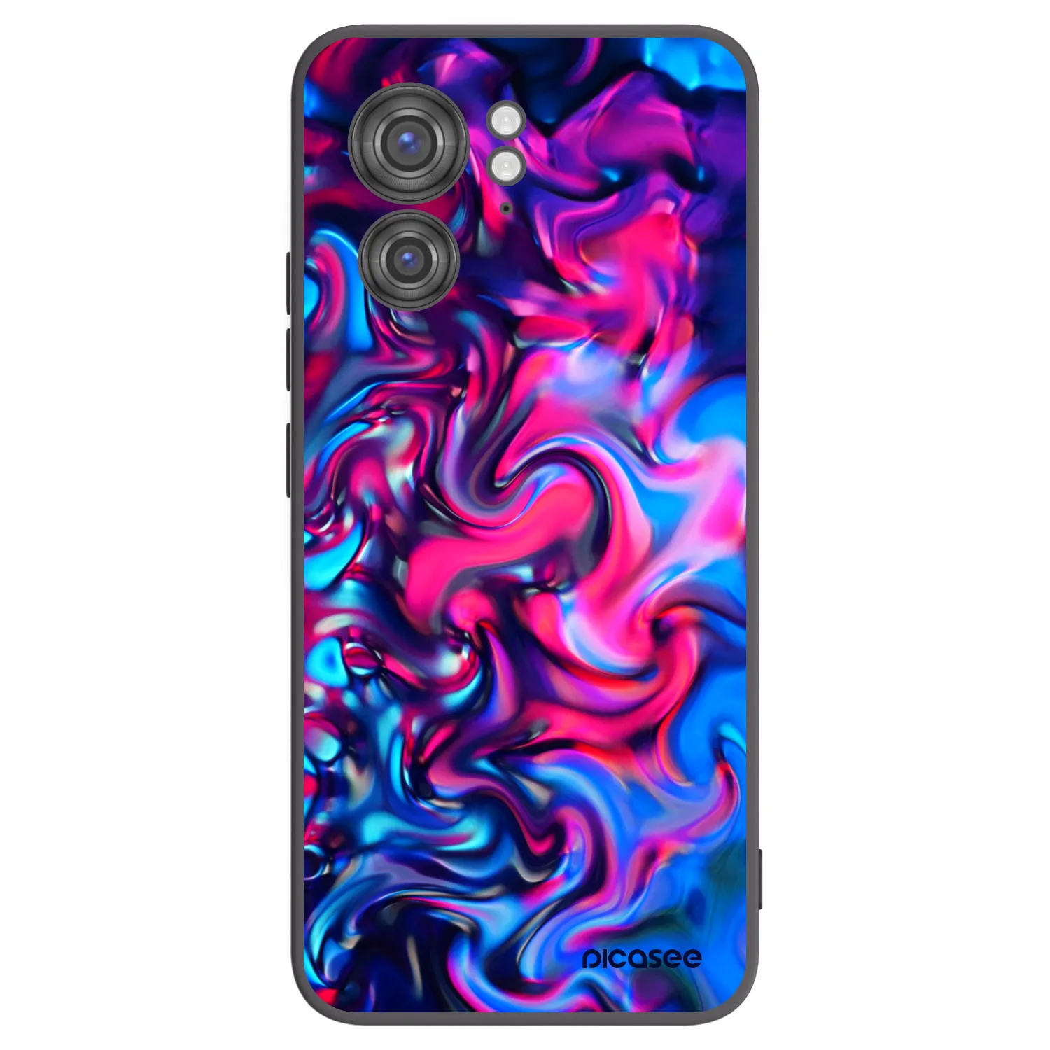 Picasee husă neagră din silicon pentru Motorola Edge 40 - Redlight