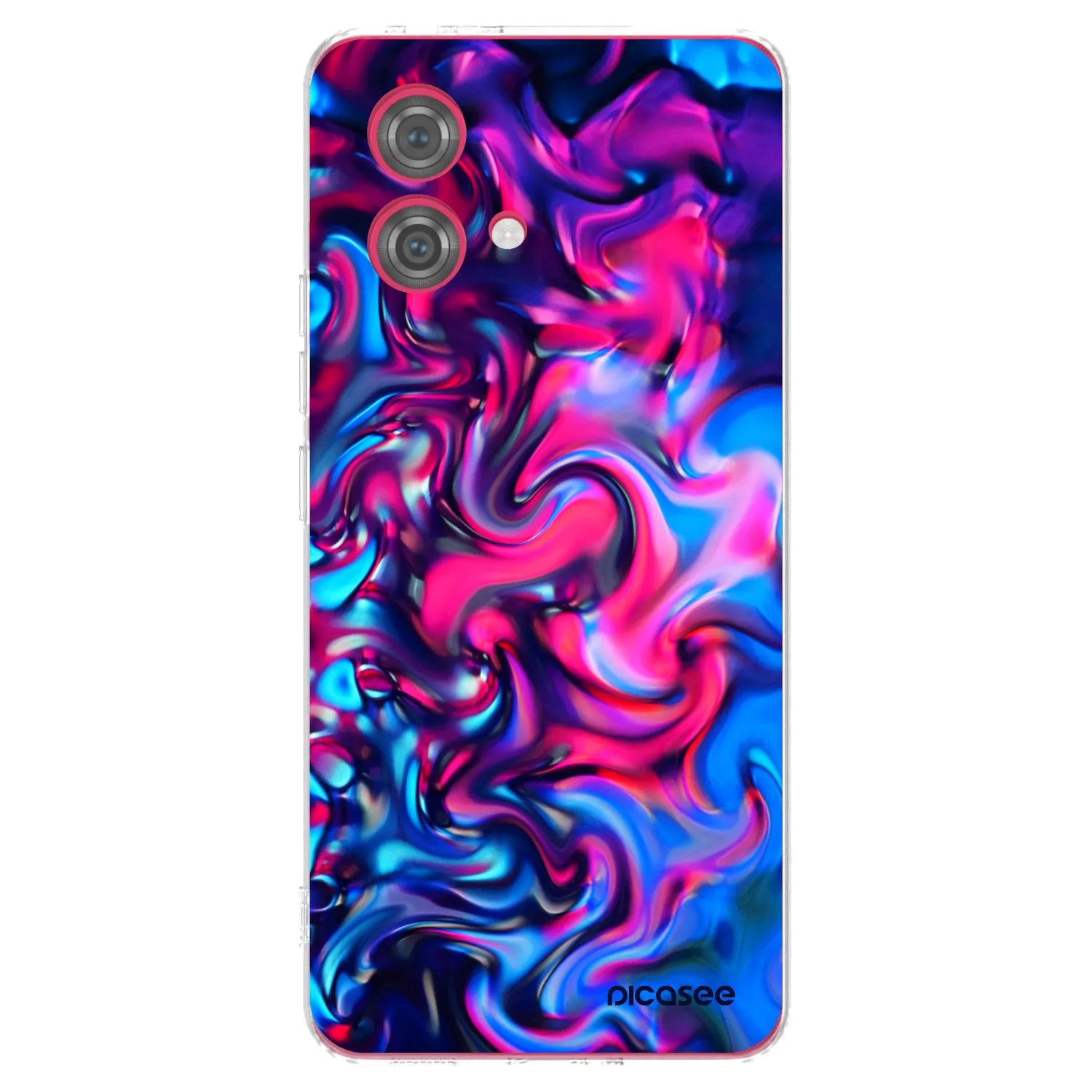 Picasee husă transparentă din silicon pentru Motorola Moto G84 5G - Redlight