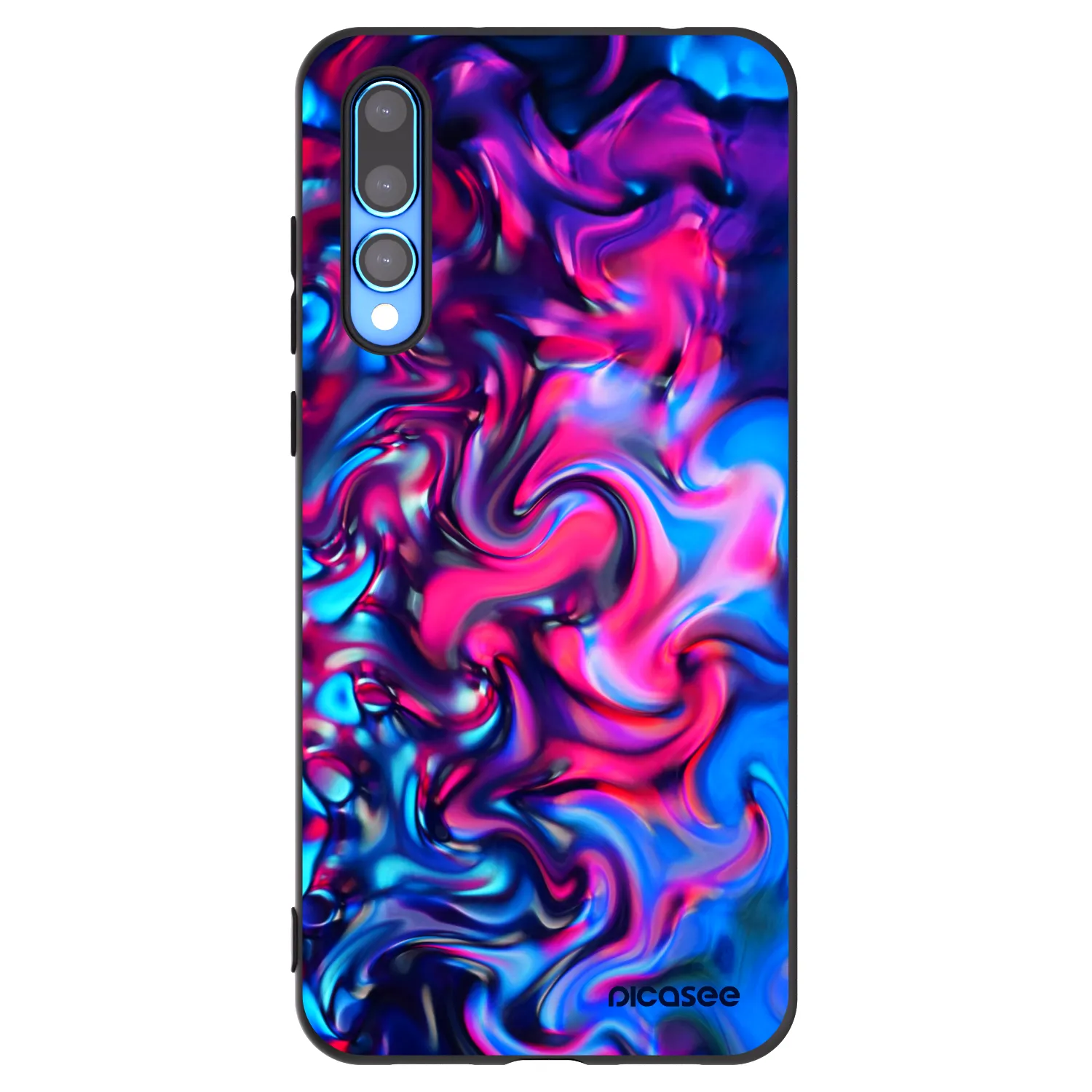 Picasee husă neagră din silicon pentru Huawei P20 Pro - Redlight